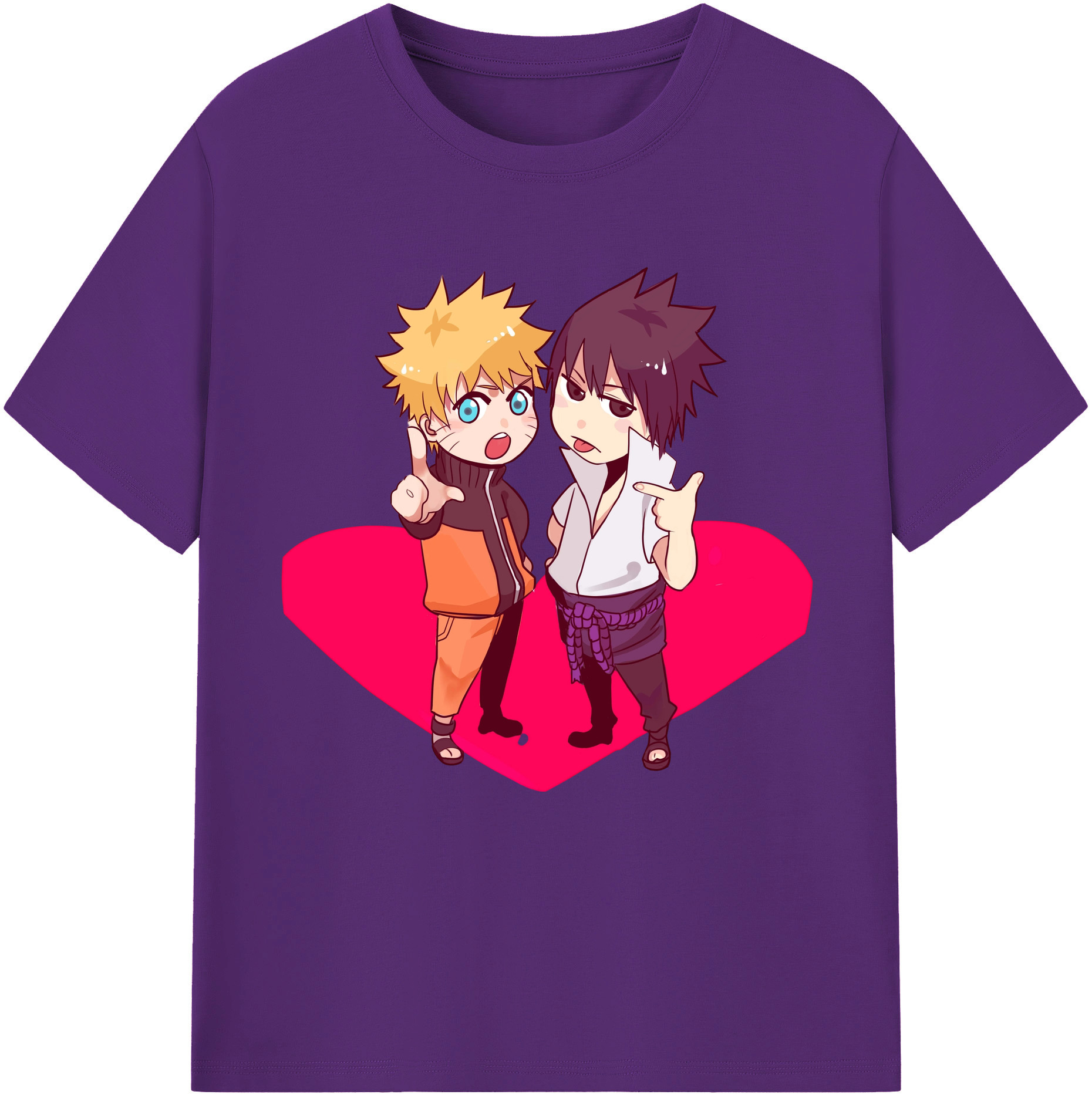 （画像用） NARUTO -ナルト- うずまき ナルト Uzumaki Naruto 綿100％半袖Tシャツ（フロントプリント）