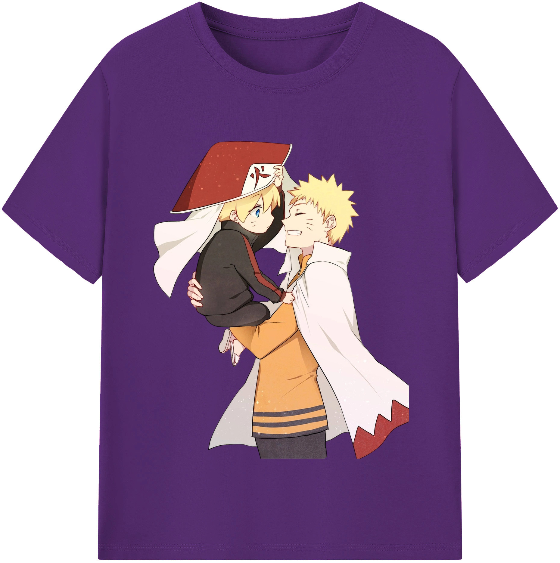 （画像用） NARUTO -ナルト- うずまき ナルト Uzumaki Naruto 綿100％半袖Tシャツ（フロントプリント）