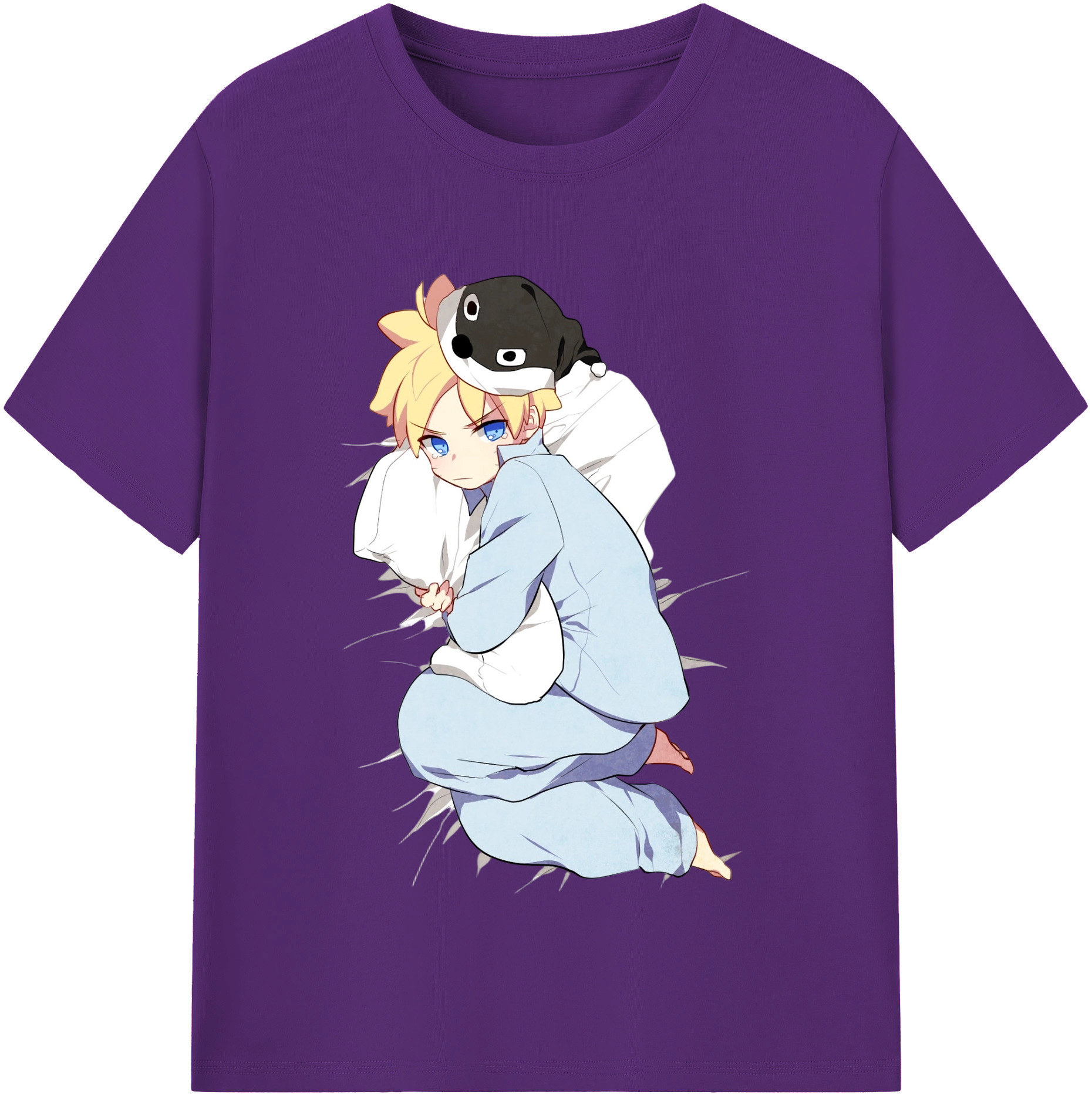 （画像用） NARUTO -ナルト- うずまき ナルト Uzumaki Naruto 綿100％半袖Tシャツ（フロントプリント）