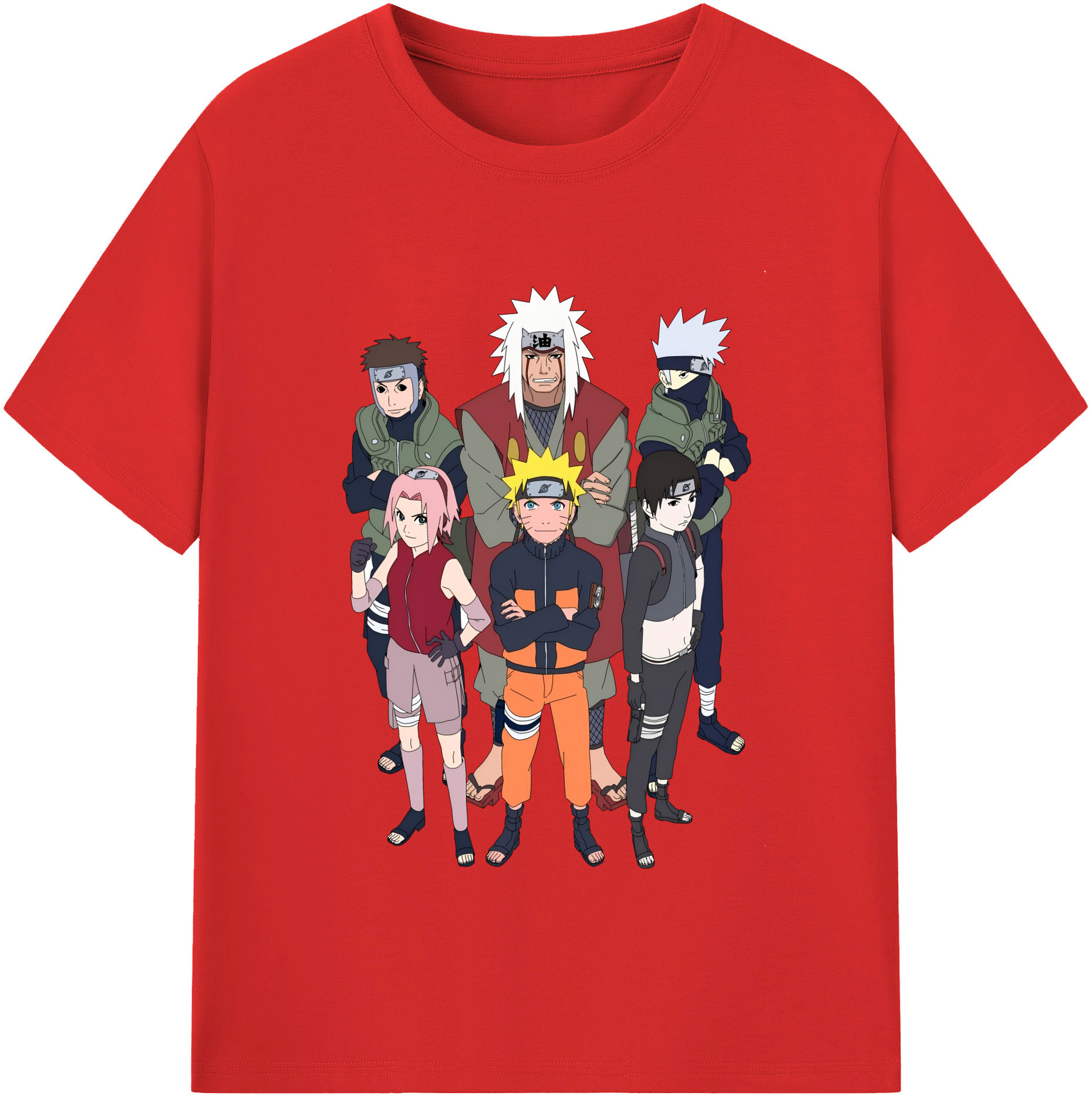 （画像用） NARUTO -ナルト- うずまき ナルト Uzumaki Naruto 綿100％半袖Tシャツ（フロントプリント）