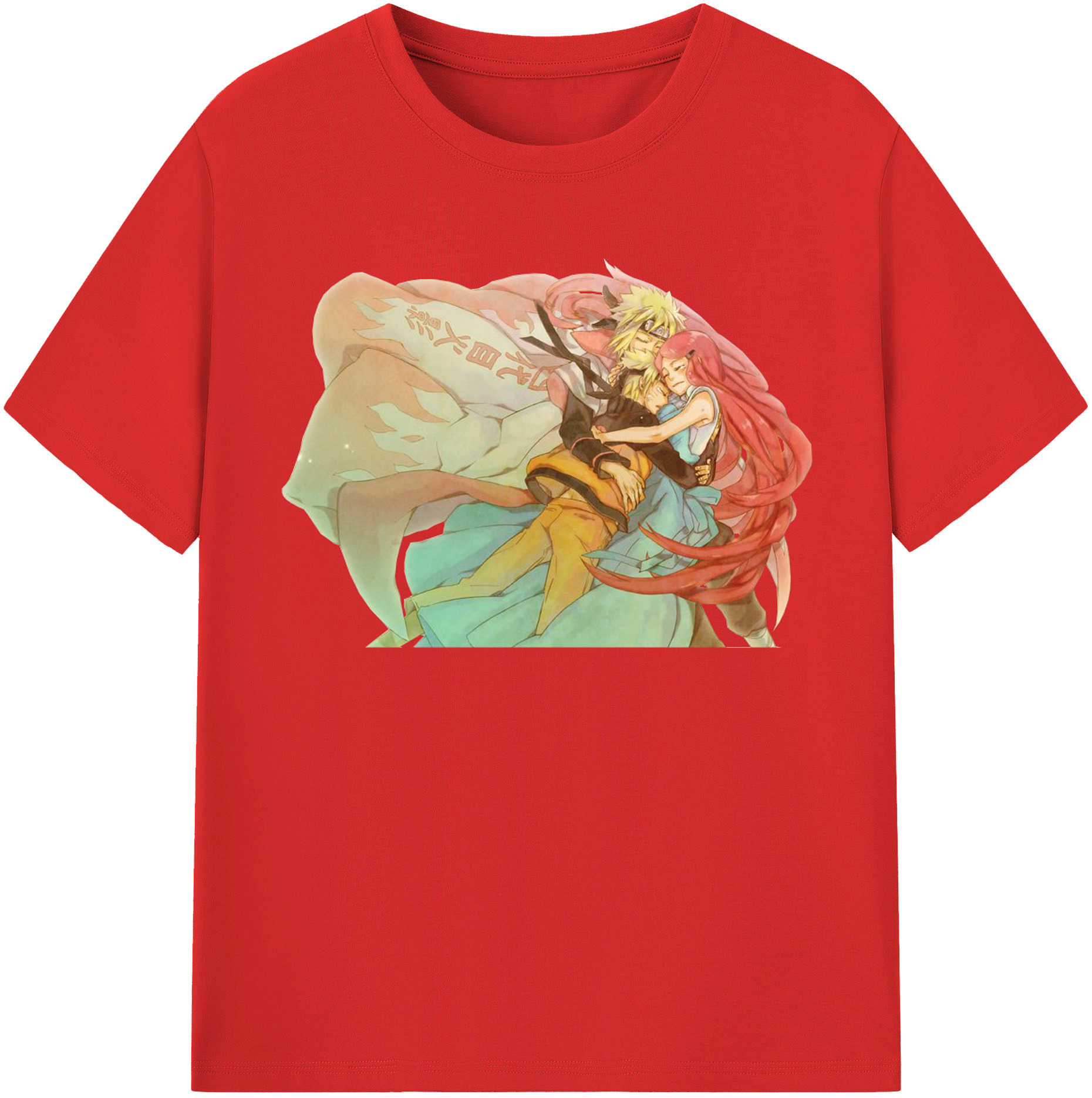 （画像用） NARUTO -ナルト- うずまき ナルト Uzumaki Naruto 綿100％半袖Tシャツ（フロントプリント）