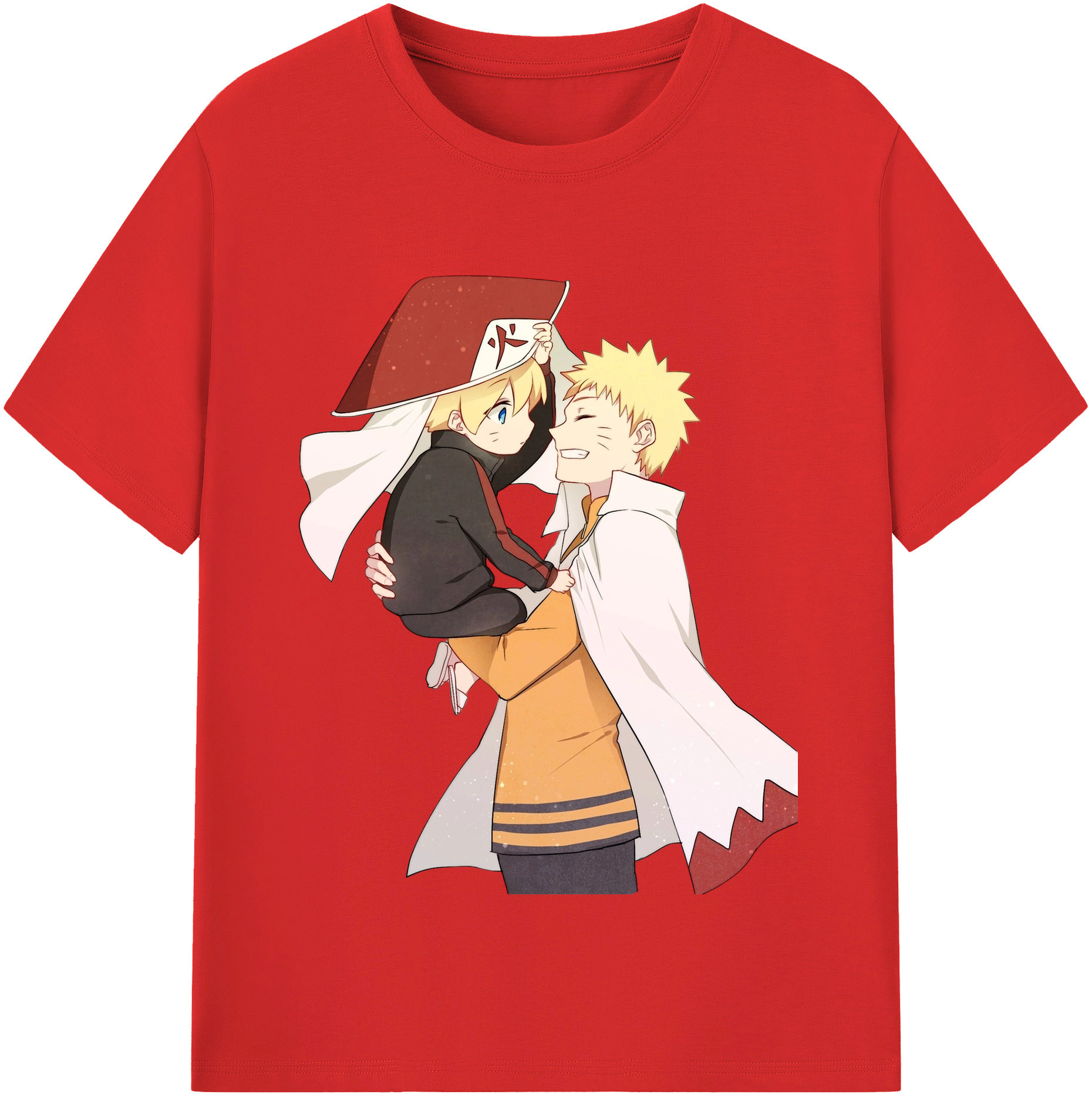 （画像用） NARUTO -ナルト- うずまき ナルト Uzumaki Naruto 綿100％半袖Tシャツ（フロントプリント）