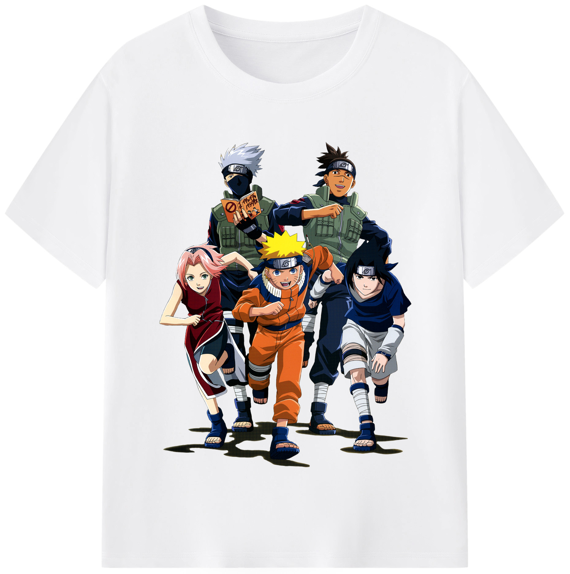 （画像用） NARUTO -ナルト- うずまき ナルト Uzumaki Naruto 綿100％半袖Tシャツ（フロントプリント）