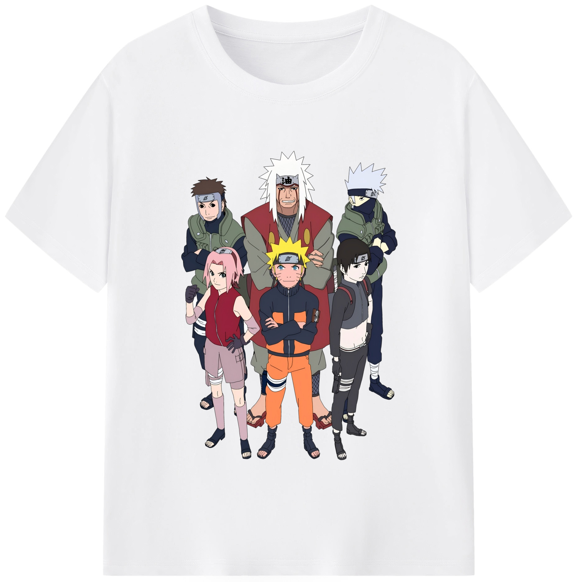 （画像用） NARUTO -ナルト- うずまき ナルト Uzumaki Naruto 綿100％半袖Tシャツ（フロントプリント）