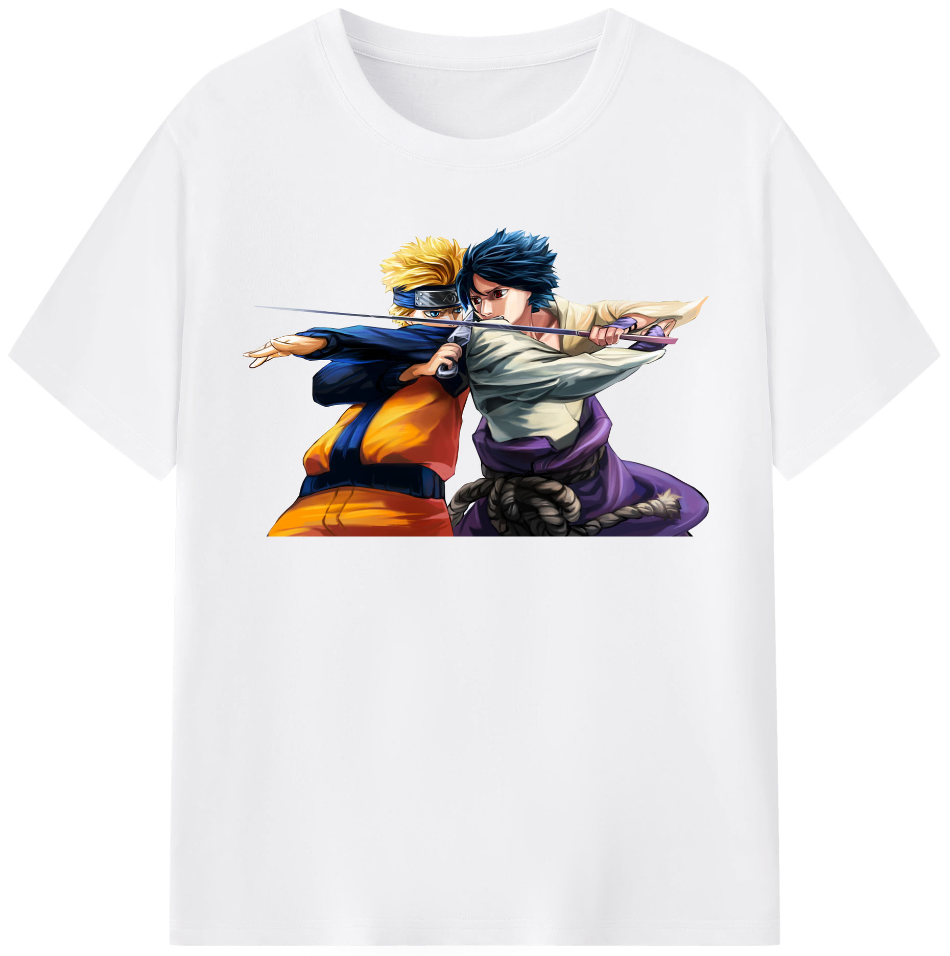 （画像用） NARUTO -ナルト- うずまき ナルト Uzumaki Naruto 綿100％半袖Tシャツ（フロントプリント）