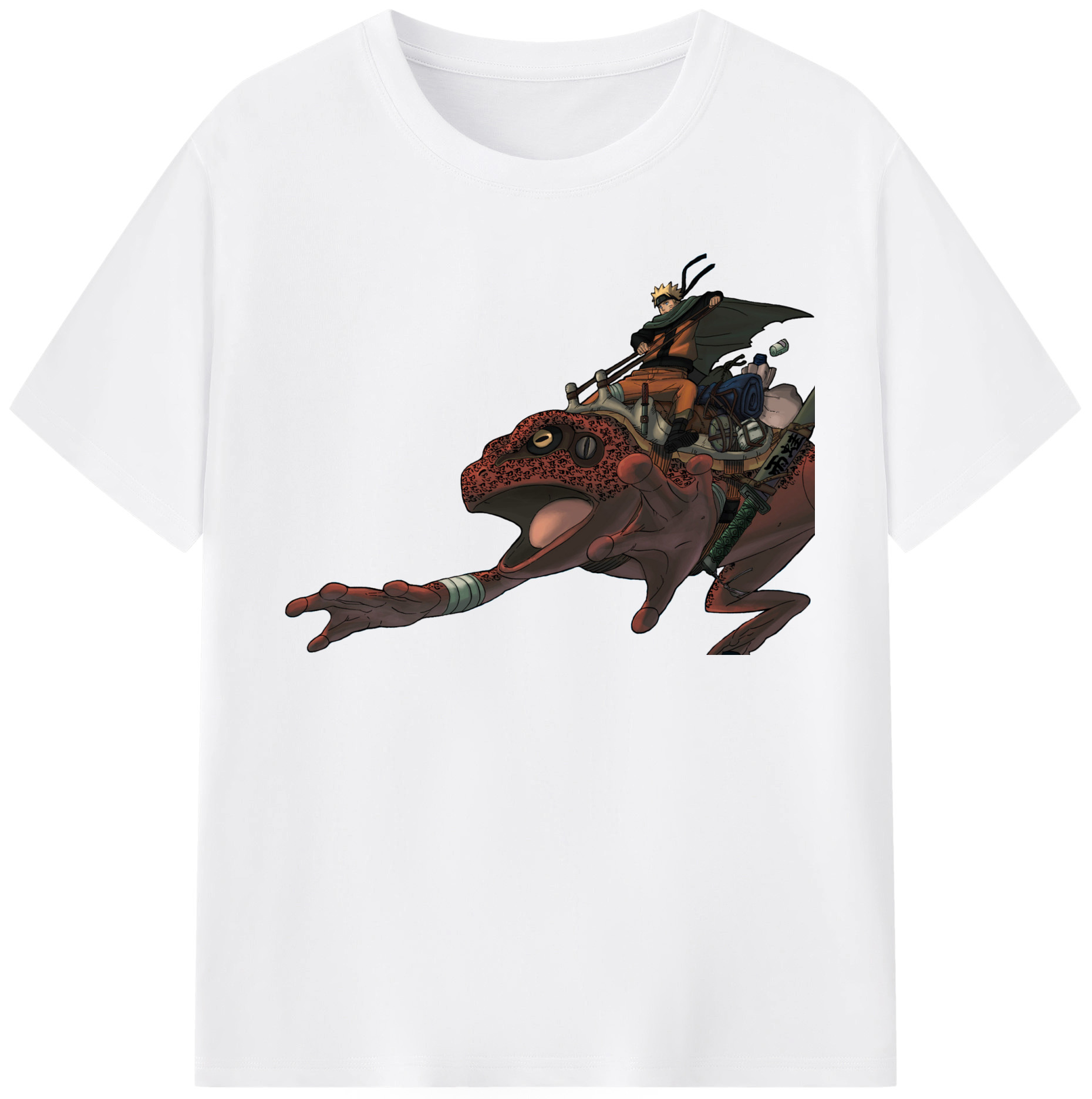 （画像用） NARUTO -ナルト- うずまき ナルト Uzumaki Naruto 綿100％半袖Tシャツ（フロントプリント）
