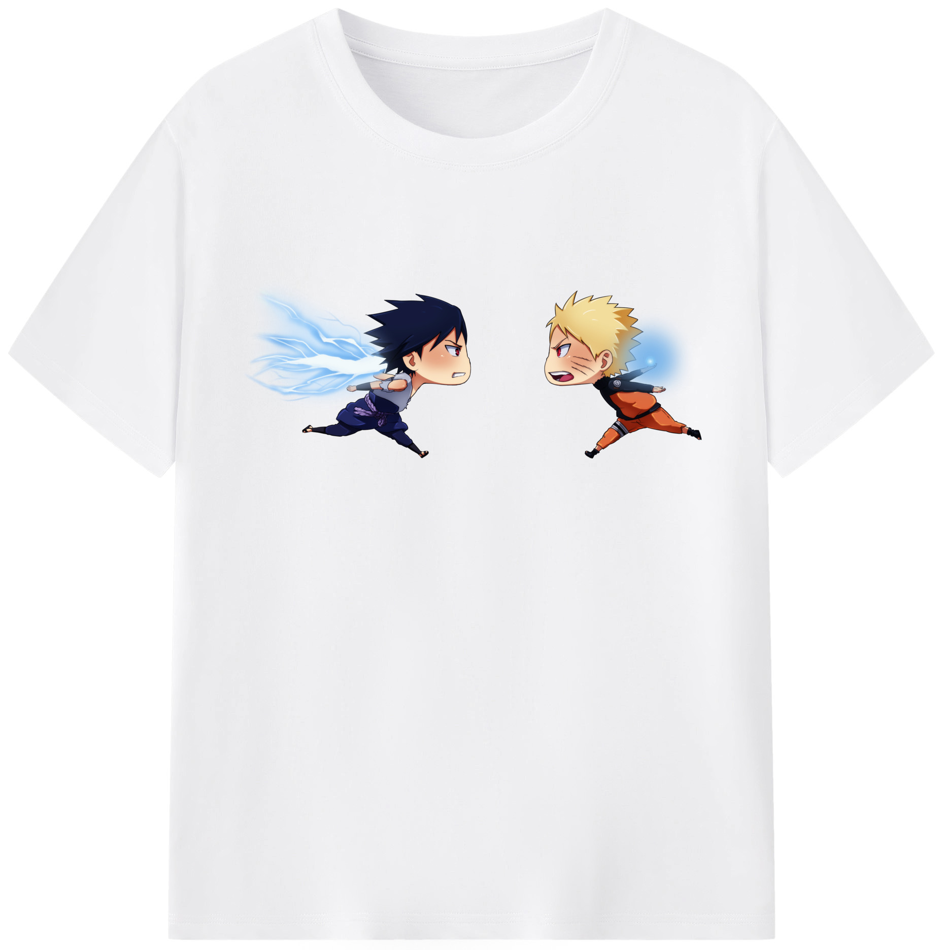 （画像用） NARUTO -ナルト- うずまき ナルト Uzumaki Naruto 綿100％半袖Tシャツ（フロントプリント）