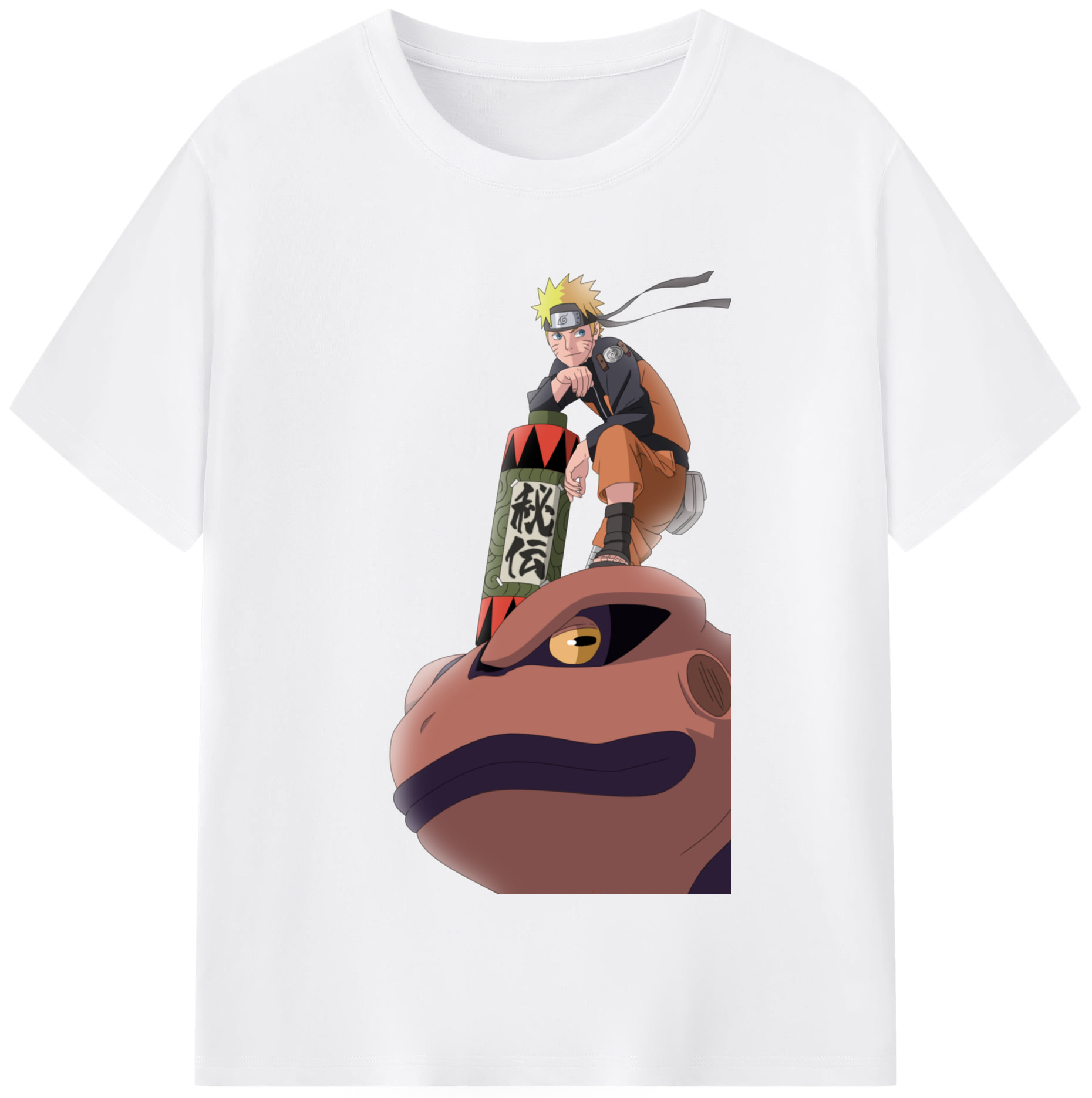 （画像用） NARUTO -ナルト- うずまき ナルト Uzumaki Naruto 綿100％半袖Tシャツ（フロントプリント）