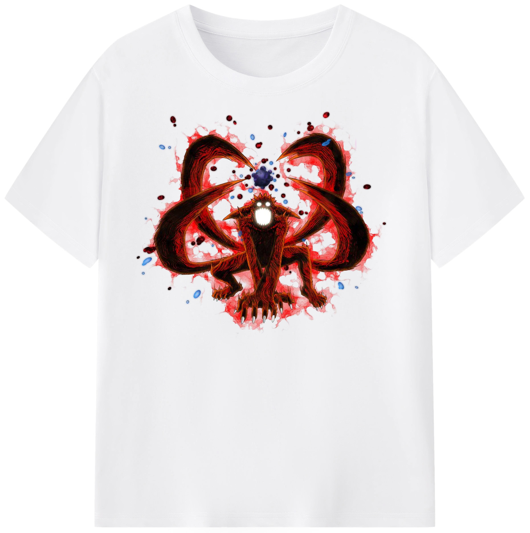 （画像用） NARUTO -ナルト- うずまき ナルト Uzumaki Naruto 綿100％半袖Tシャツ（フロントプリント）