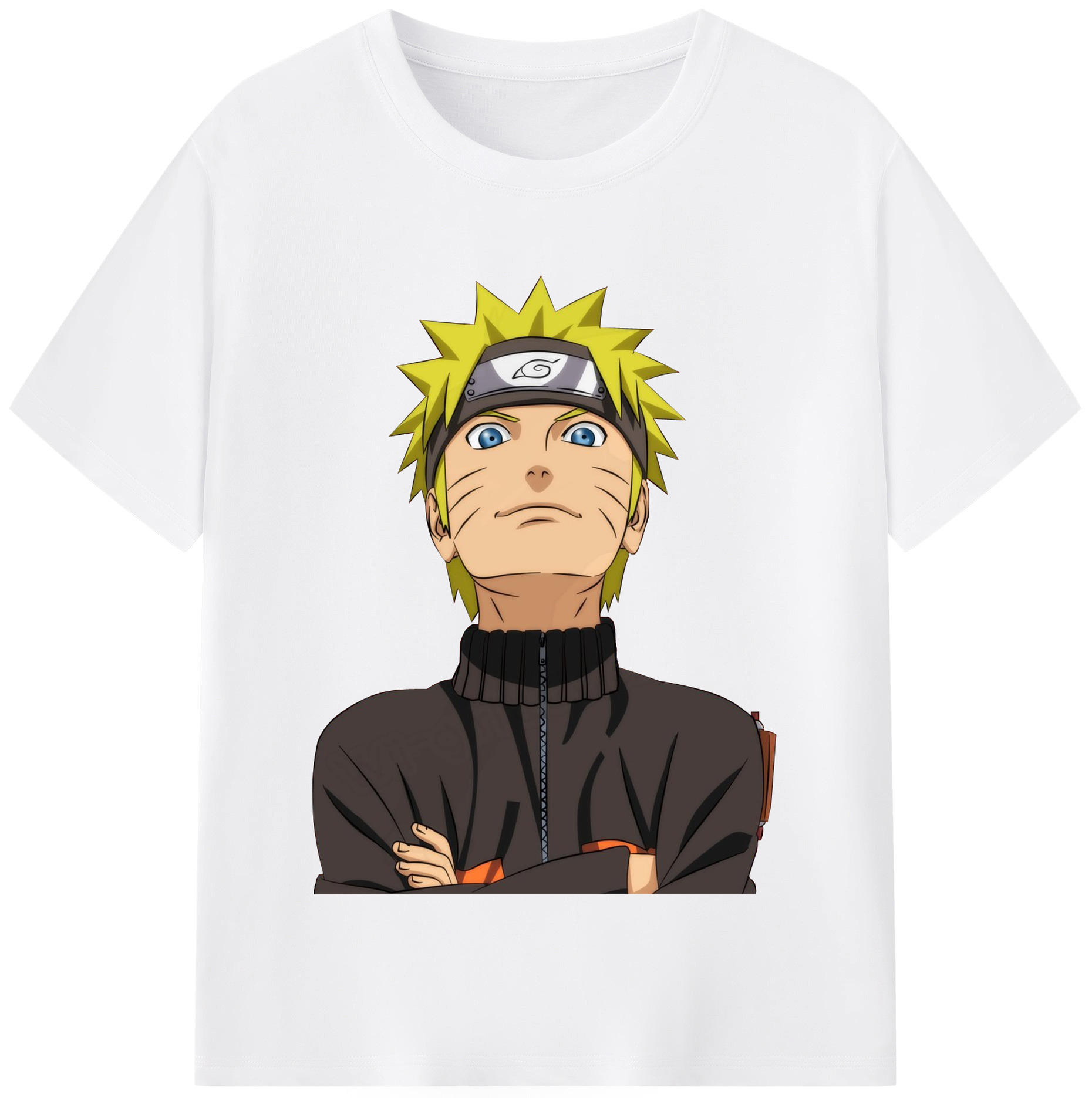 （画像用） NARUTO -ナルト- うずまき ナルト Uzumaki Naruto 綿100％半袖Tシャツ（フロントプリント）
