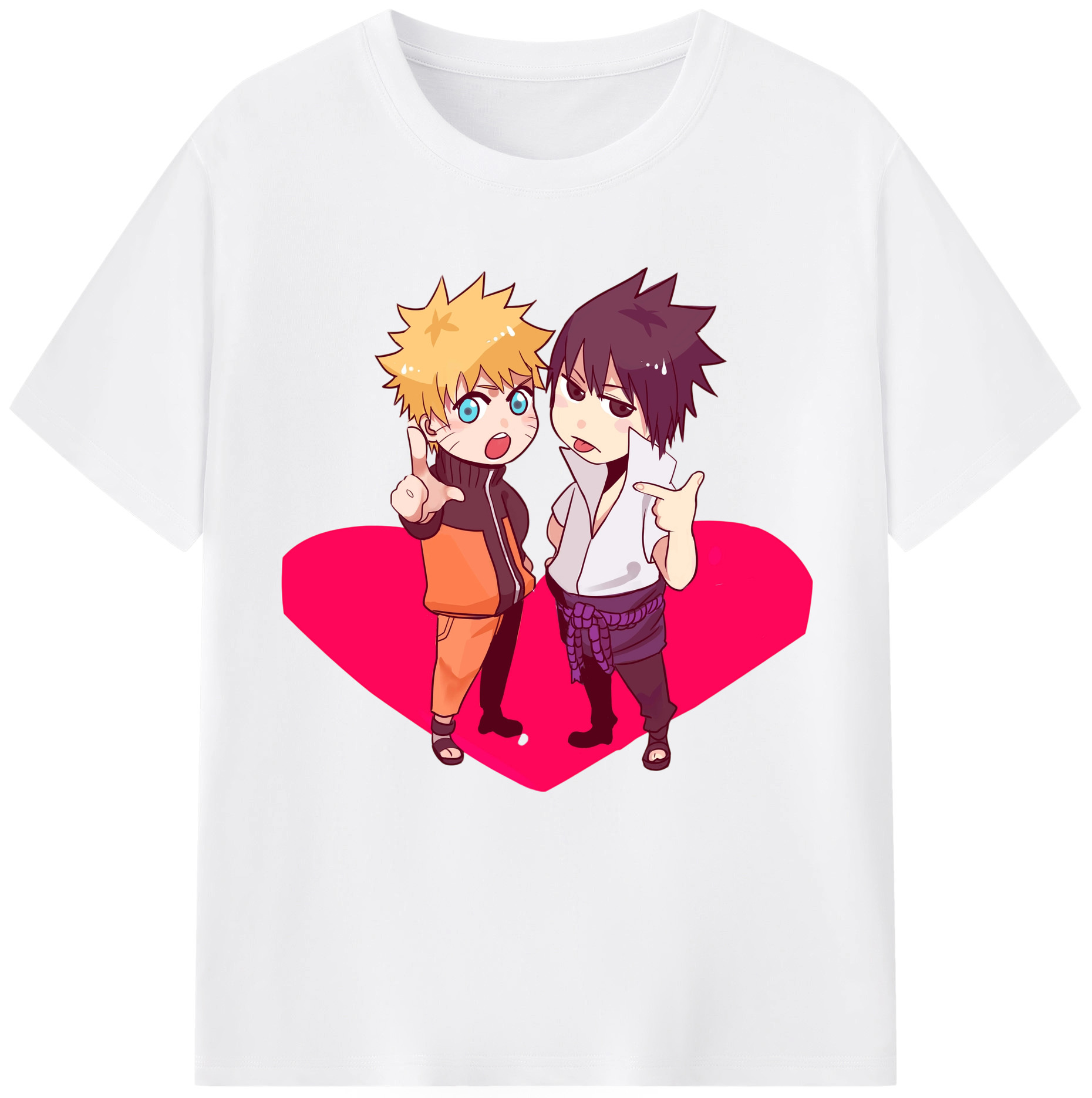 （画像用） NARUTO -ナルト- うずまき ナルト Uzumaki Naruto 綿100％半袖Tシャツ（フロントプリント）