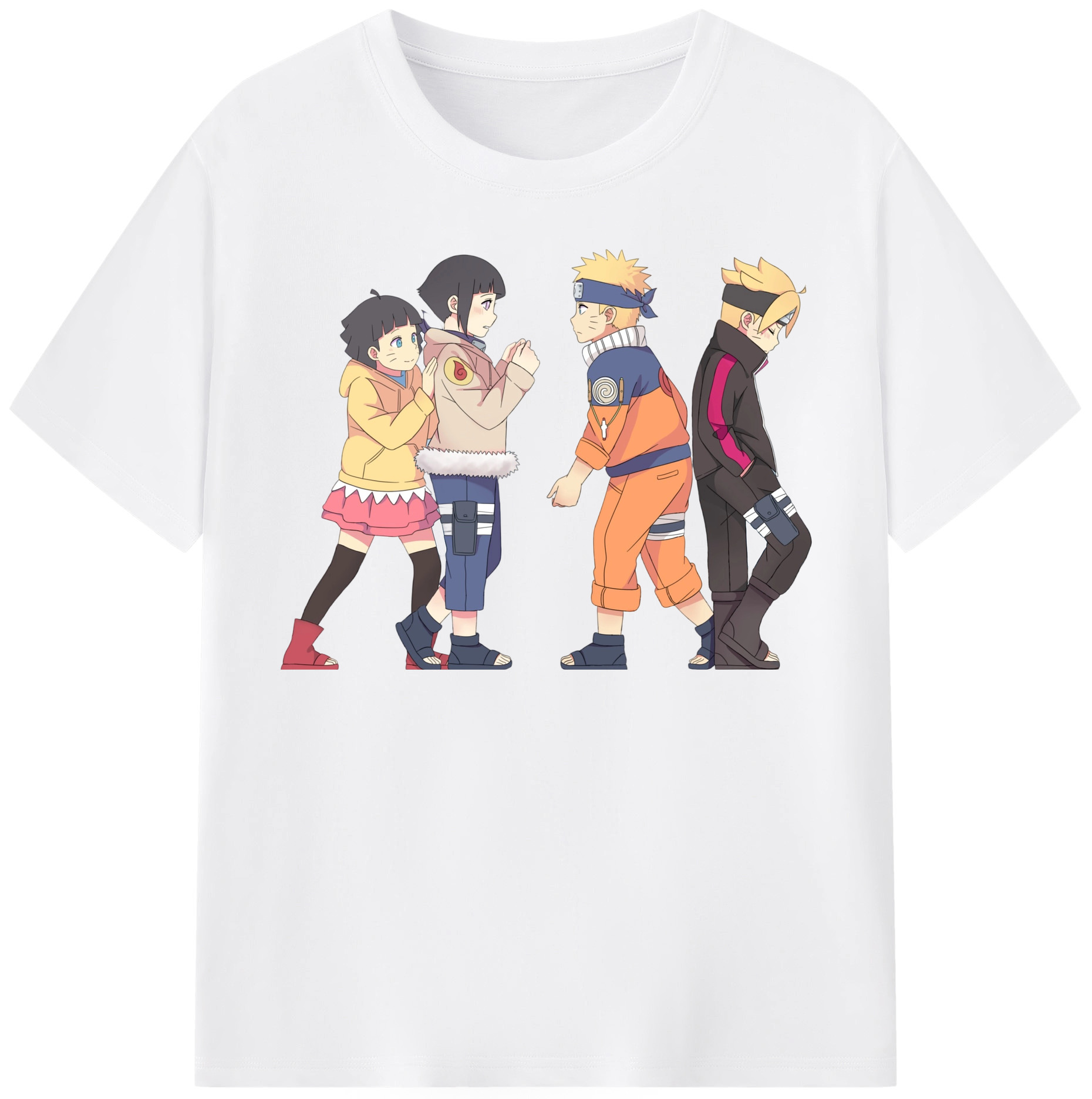 （画像用） NARUTO -ナルト- うずまき ナルト Uzumaki Naruto 綿100％半袖Tシャツ（フロントプリント）