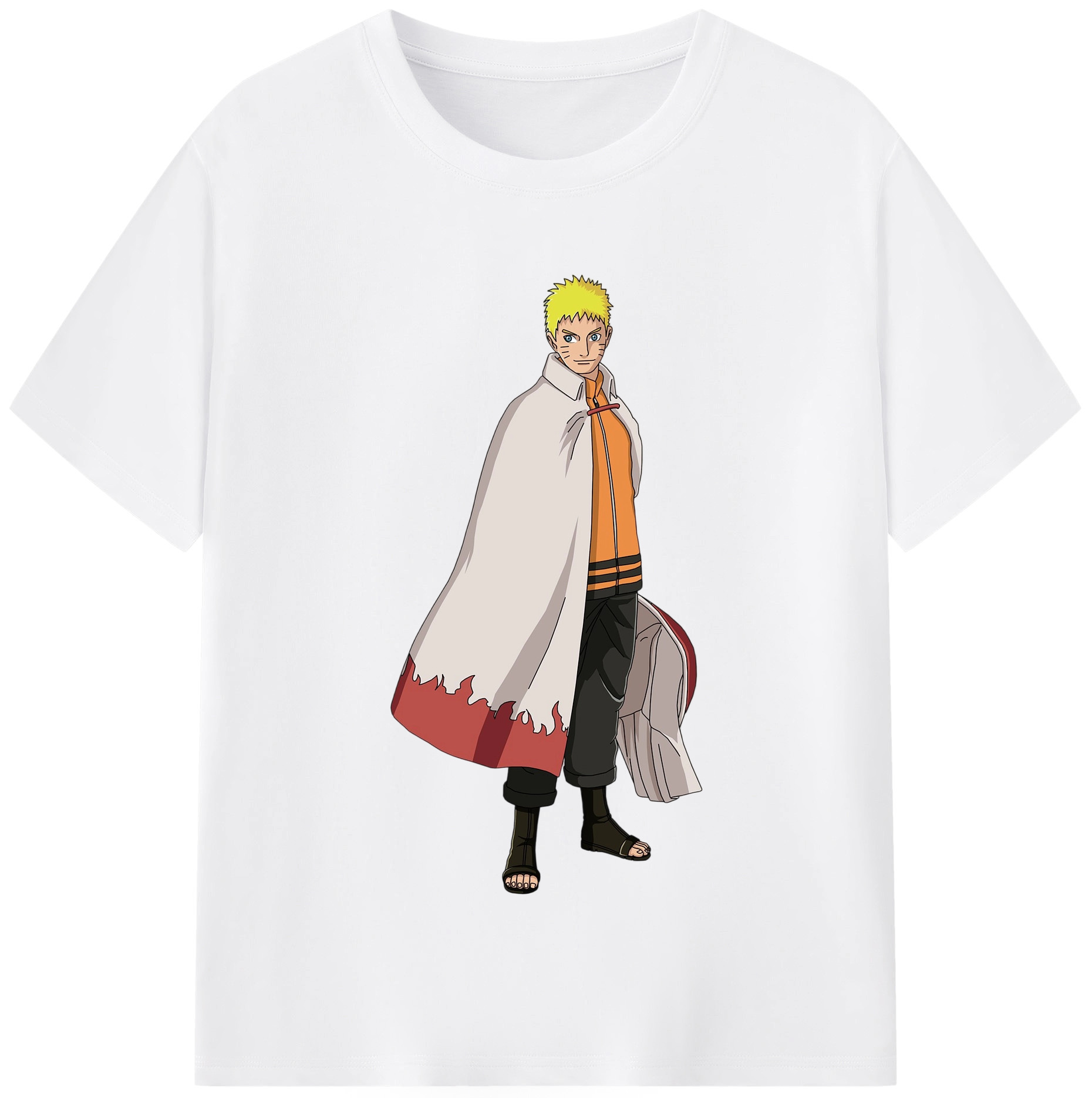 （画像用） NARUTO -ナルト- うずまき ナルト Uzumaki Naruto 綿100％半袖Tシャツ（フロントプリント）
