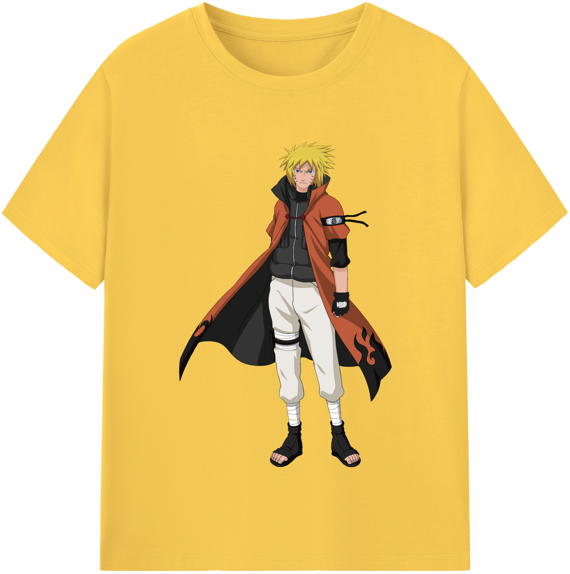 （画像用） NARUTO -ナルト- うずまき ナルト Uzumaki Naruto 綿100％半袖Tシャツ（フロントプリント）
