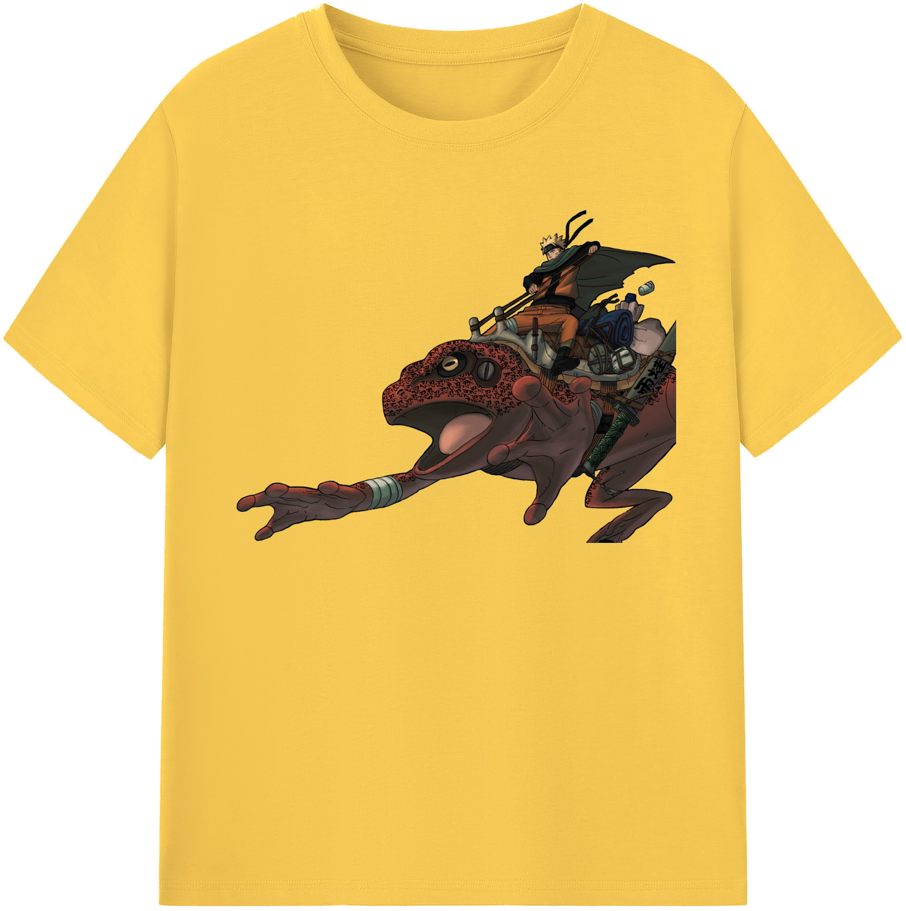 （画像用） NARUTO -ナルト- うずまき ナルト Uzumaki Naruto 綿100％半袖Tシャツ（フロントプリント）