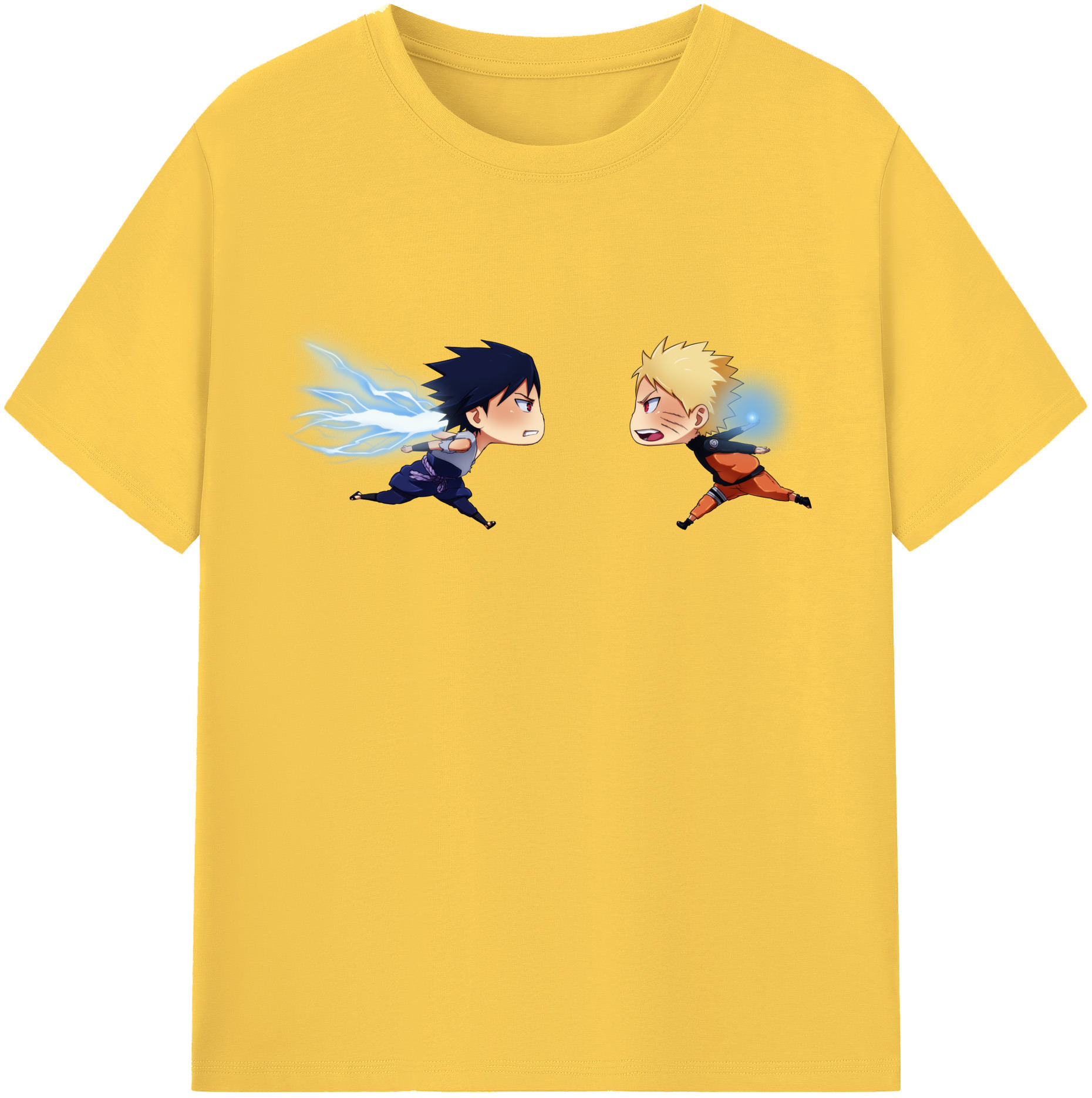 （画像用） NARUTO -ナルト- うずまき ナルト Uzumaki Naruto 綿100％半袖Tシャツ（フロントプリント）