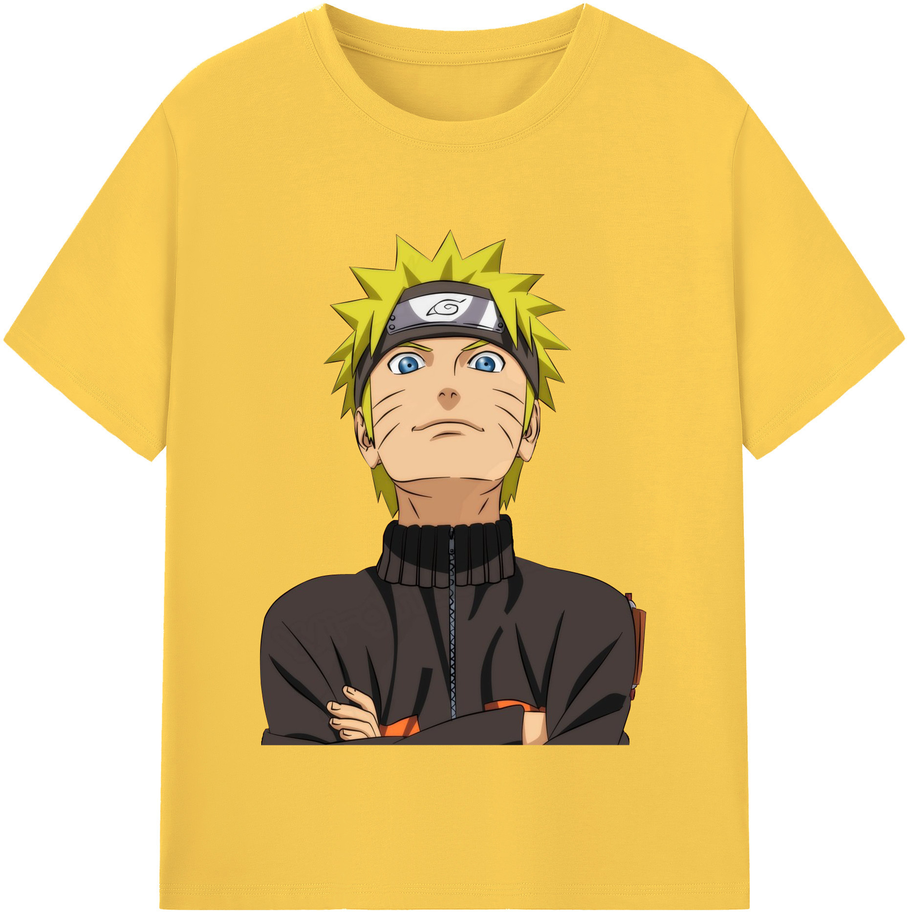 （画像用） NARUTO -ナルト- うずまき ナルト Uzumaki Naruto 綿100％半袖Tシャツ（フロントプリント）