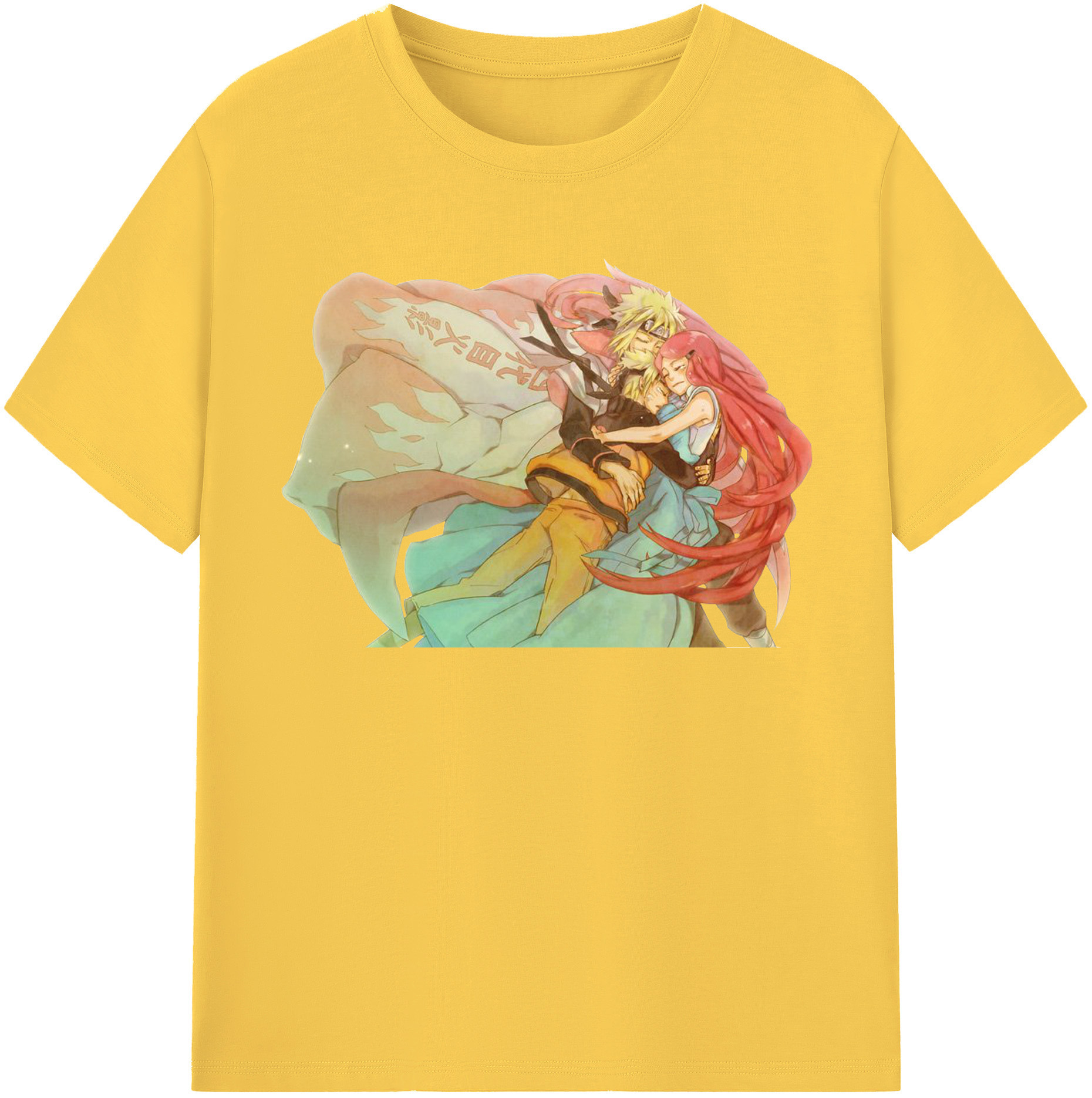 （画像用） NARUTO -ナルト- うずまき ナルト Uzumaki Naruto 綿100％半袖Tシャツ（フロントプリント）