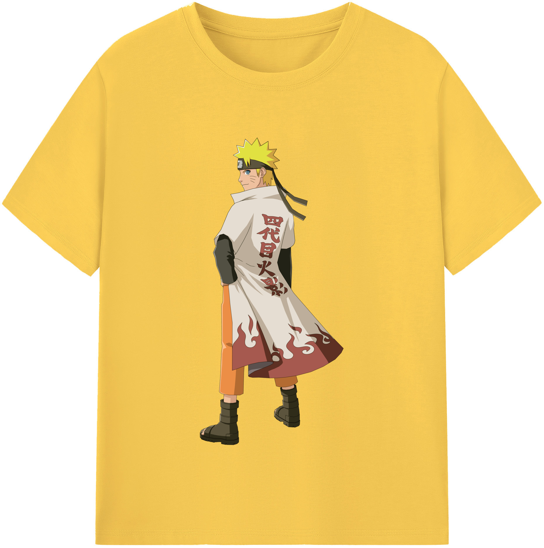 （画像用） NARUTO -ナルト- うずまき ナルト Uzumaki Naruto 綿100％半袖Tシャツ（フロントプリント）