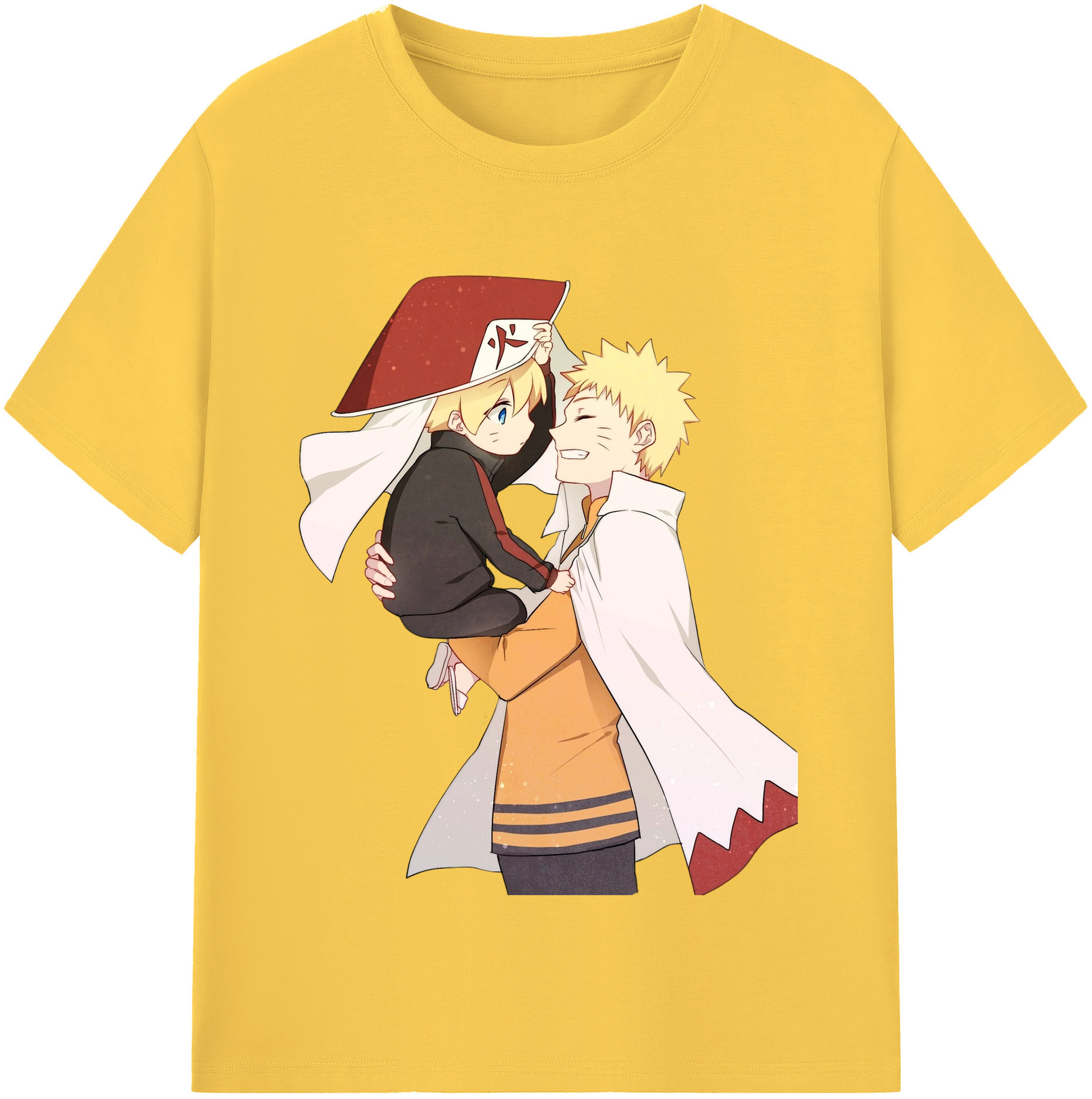 （画像用） NARUTO -ナルト- うずまき ナルト Uzumaki Naruto 綿100％半袖Tシャツ（フロントプリント）