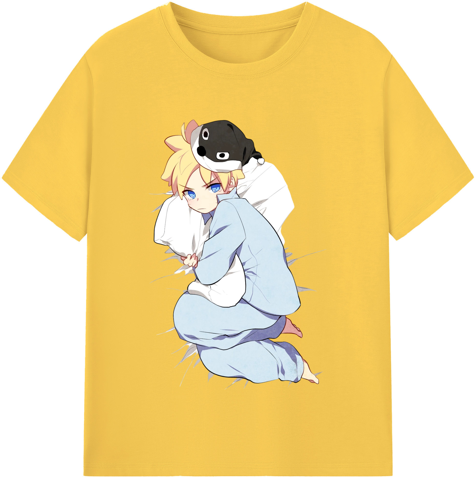 （画像用） NARUTO -ナルト- うずまき ナルト Uzumaki Naruto 綿100％半袖Tシャツ（フロントプリント）