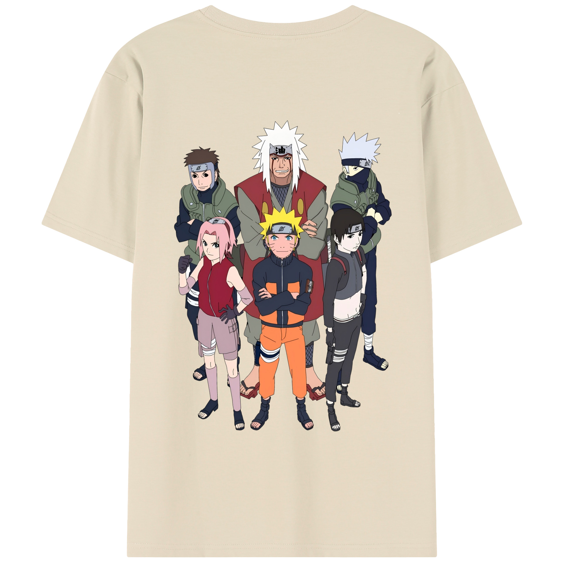 （画像用） NARUTO -ナルト- うずまき ナルト Uzumaki Naruto 綿100％半袖Tシャツ（背面プリント）