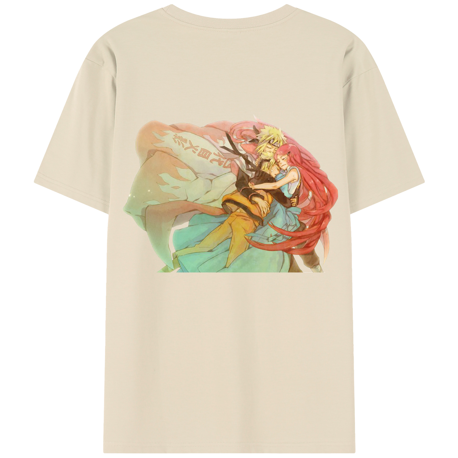 （画像用） NARUTO -ナルト- うずまき ナルト Uzumaki Naruto 綿100％半袖Tシャツ（背面プリント）