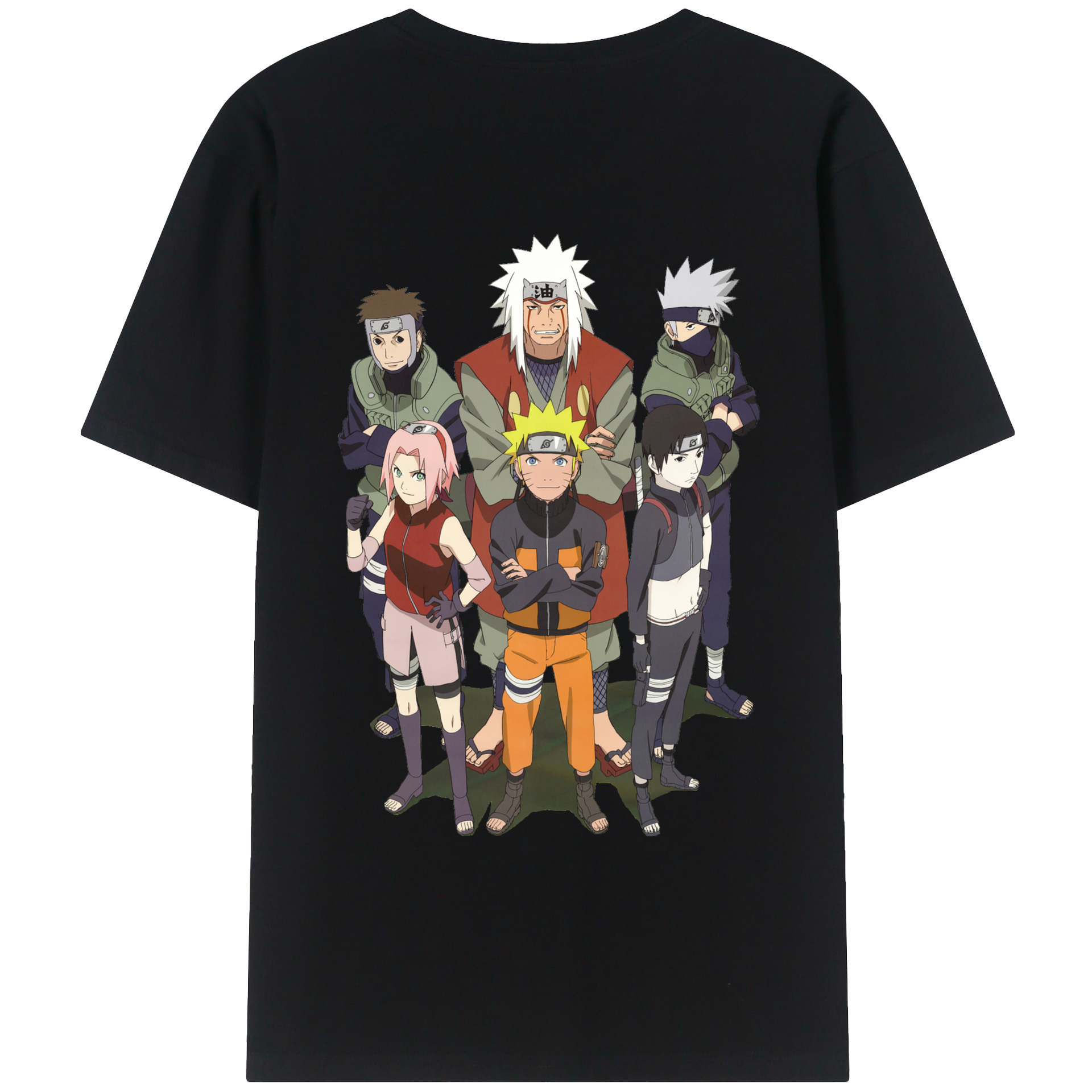 （画像用） NARUTO -ナルト- うずまき ナルト Uzumaki Naruto 綿100％半袖Tシャツ（背面プリント）
