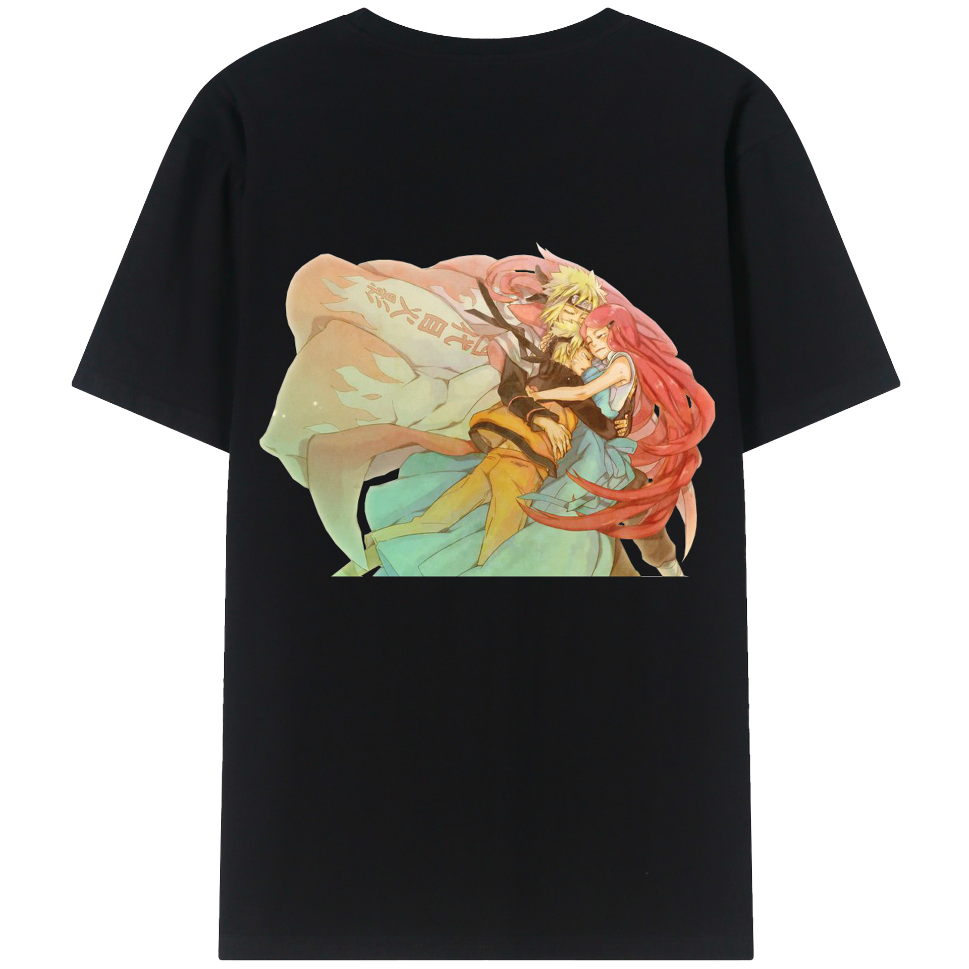 （画像用） NARUTO -ナルト- うずまき ナルト Uzumaki Naruto 綿100％半袖Tシャツ（背面プリント）