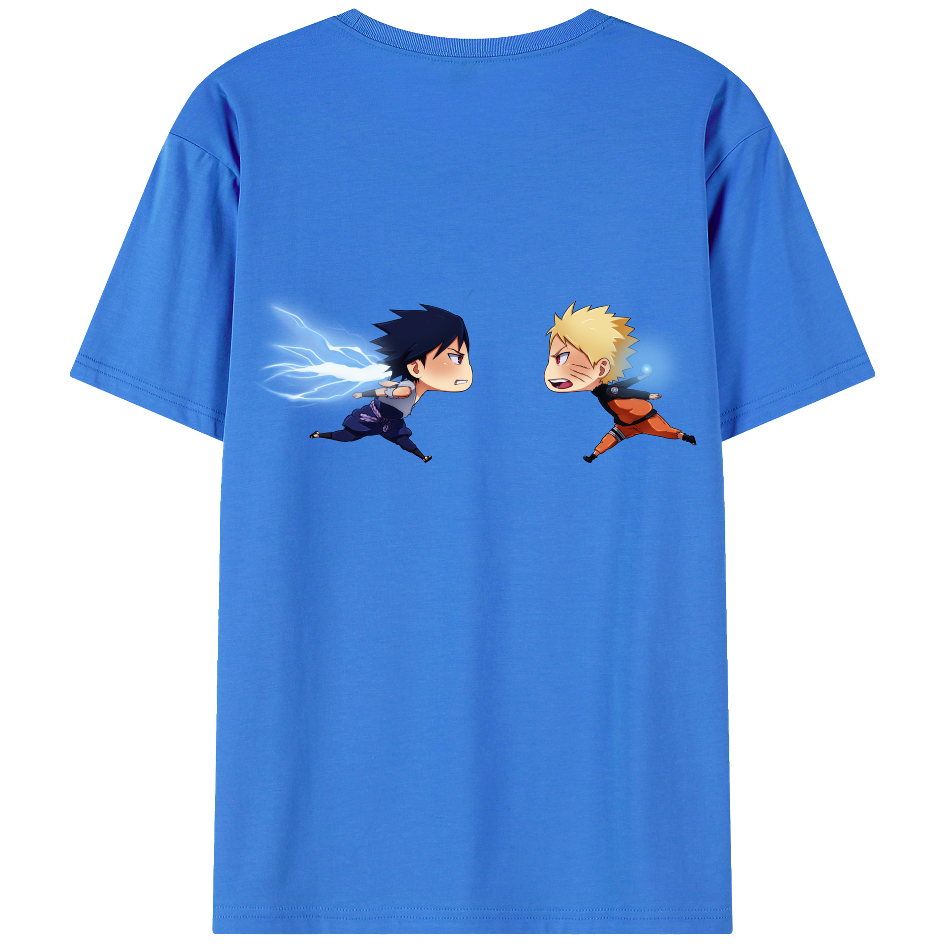 （画像用） NARUTO -ナルト- うずまき ナルト Uzumaki Naruto 綿100％半袖Tシャツ（背面プリント）