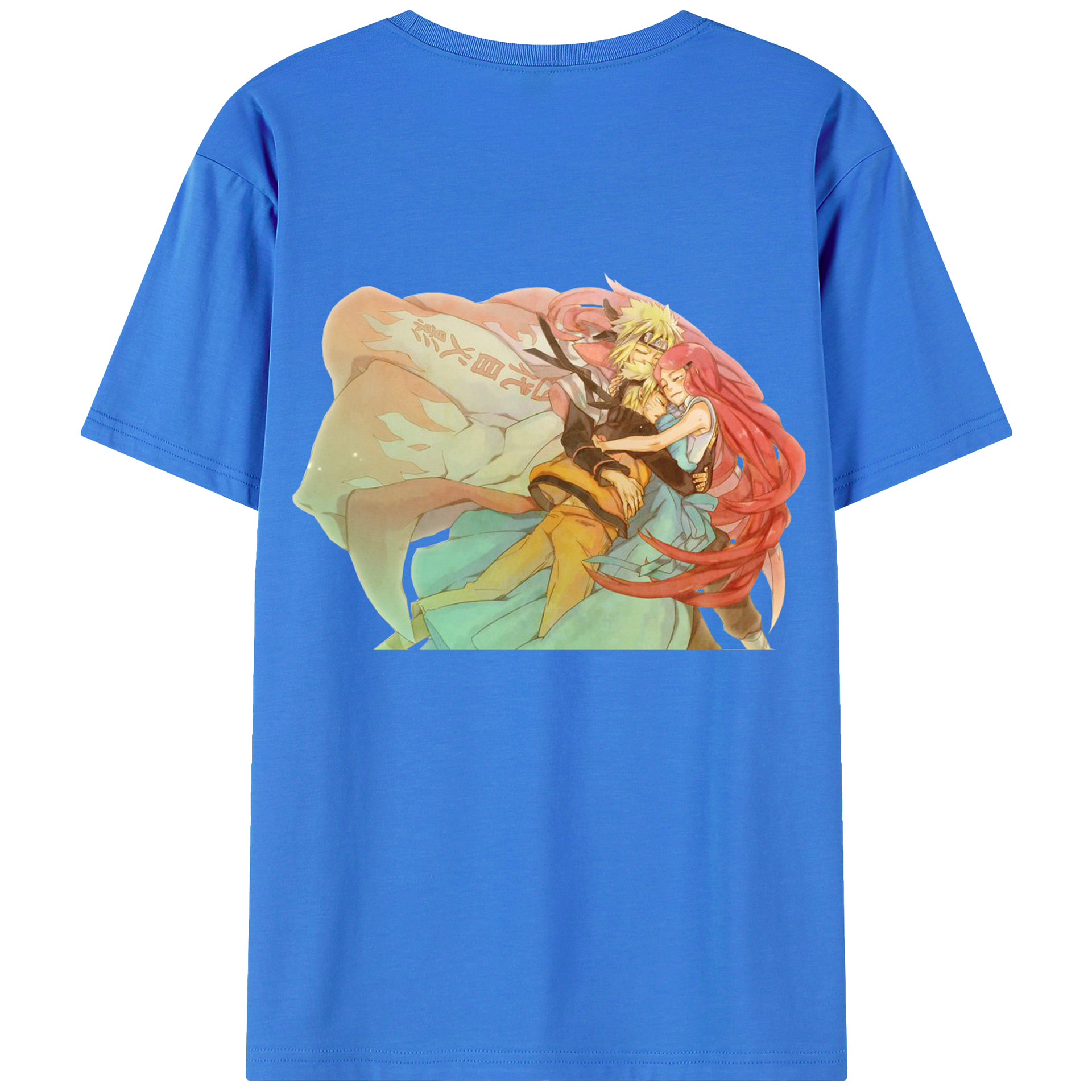 （画像用） NARUTO -ナルト- うずまき ナルト Uzumaki Naruto 綿100％半袖Tシャツ（背面プリント）