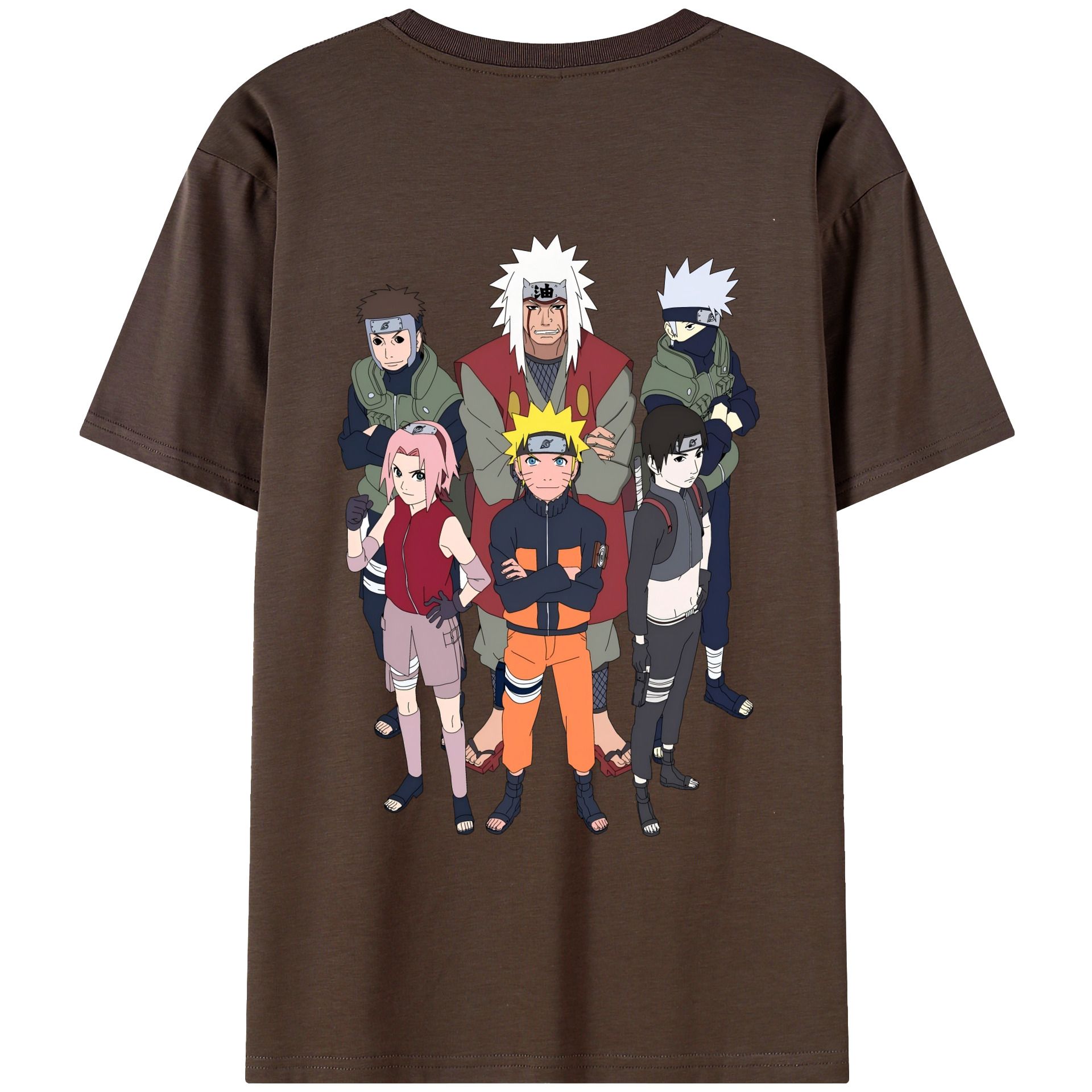 （画像用） NARUTO -ナルト- うずまき ナルト Uzumaki Naruto 綿100％半袖Tシャツ（背面プリント）
