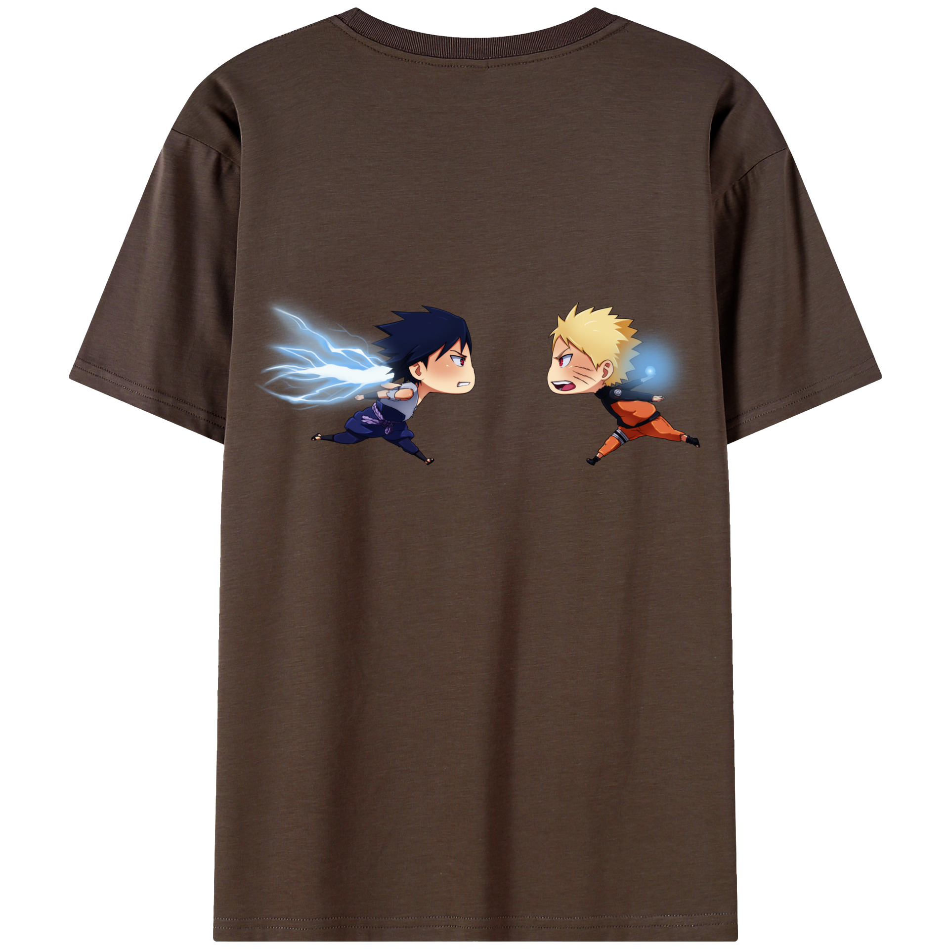 （画像用） NARUTO -ナルト- うずまき ナルト Uzumaki Naruto 綿100％半袖Tシャツ（背面プリント）