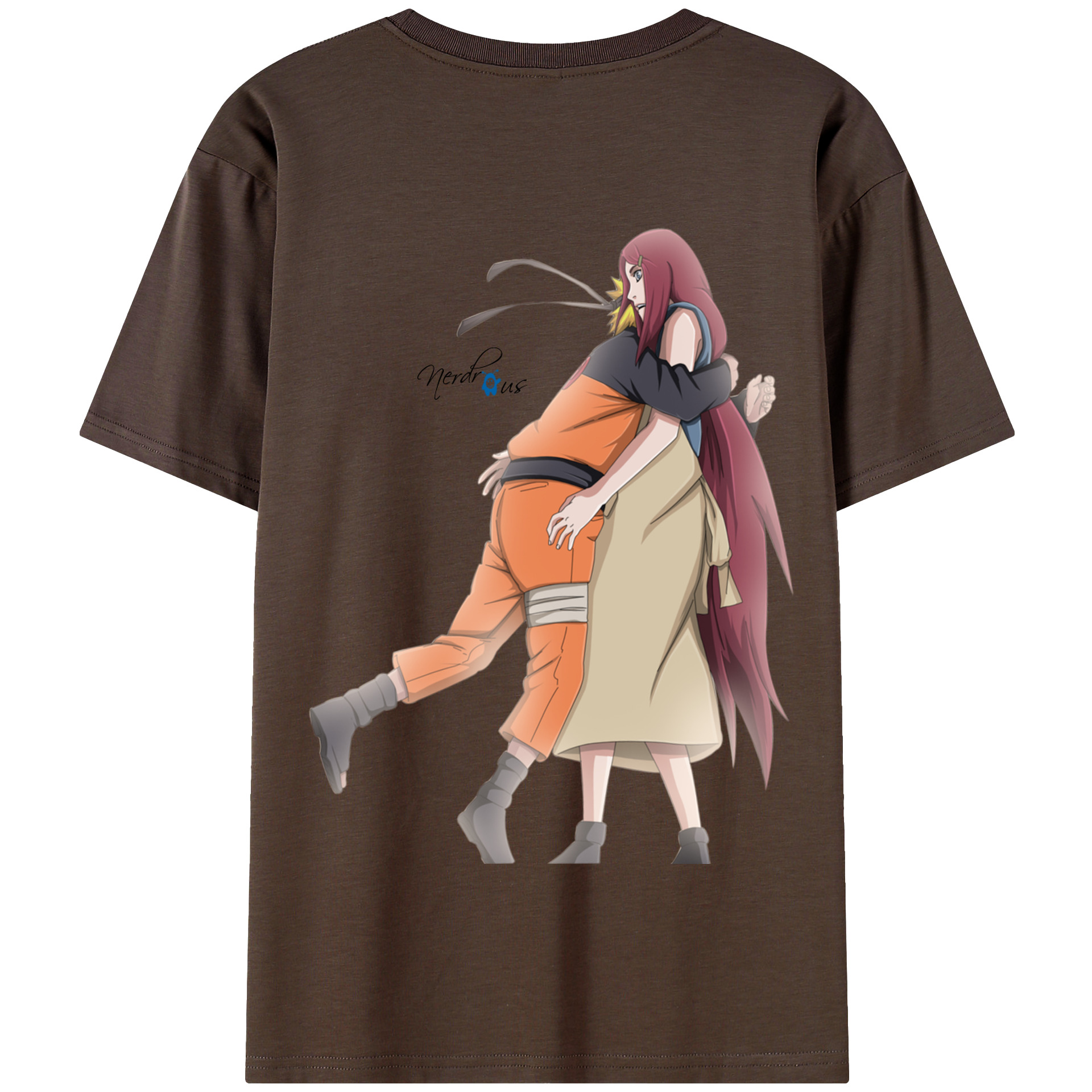 （画像用） NARUTO -ナルト- うずまき ナルト Uzumaki Naruto 綿100％半袖Tシャツ（背面プリント）