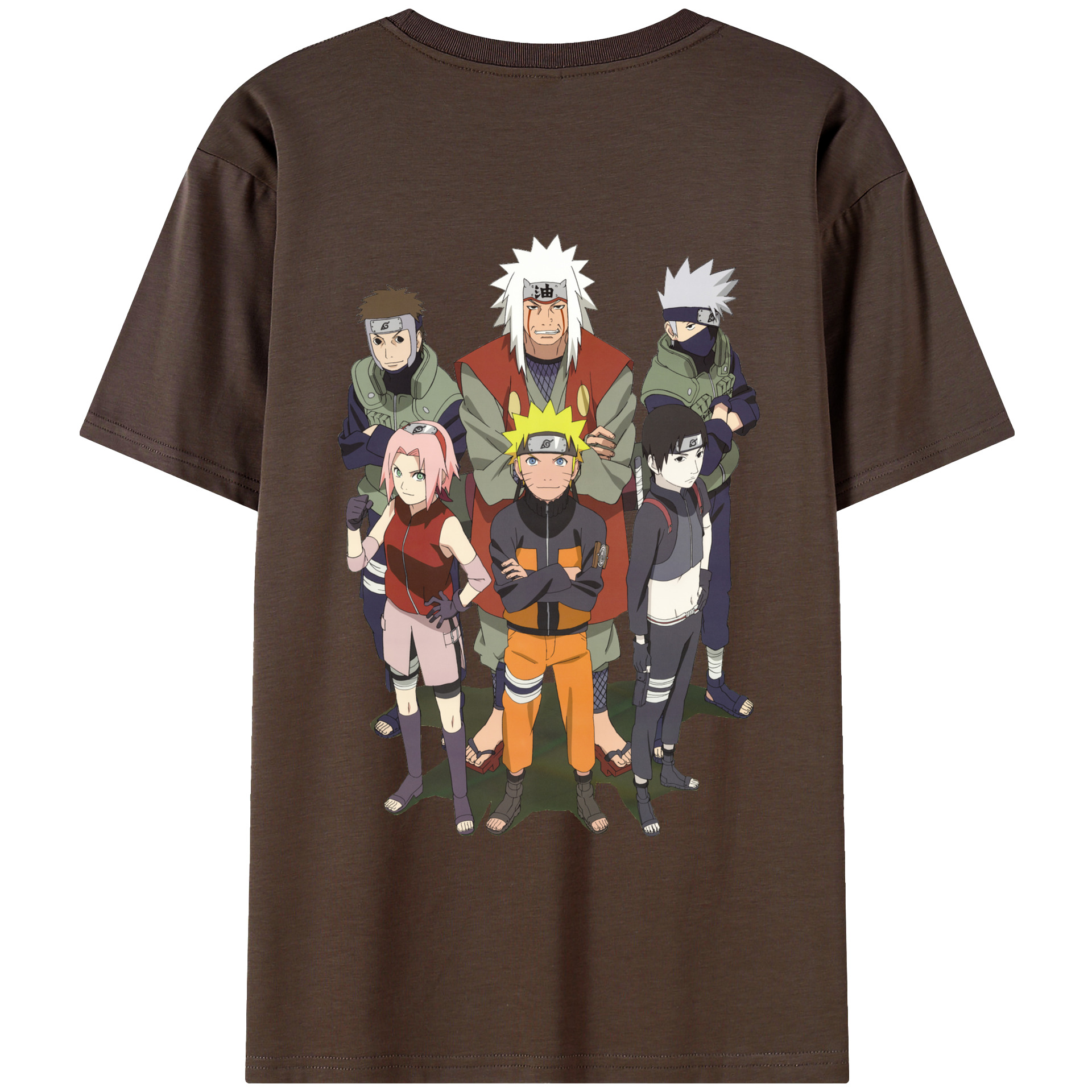 （画像用） NARUTO -ナルト- うずまき ナルト Uzumaki Naruto 綿100％半袖Tシャツ（背面プリント）