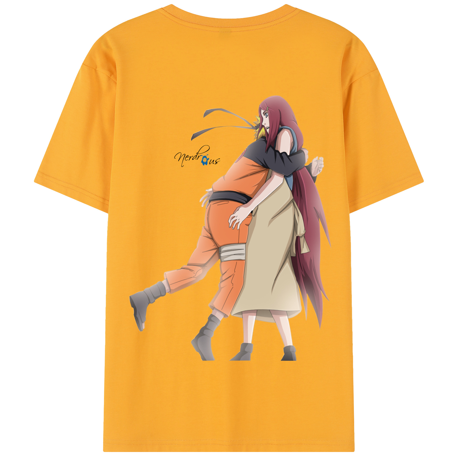 （画像用） NARUTO -ナルト- うずまき ナルト Uzumaki Naruto 綿100％半袖Tシャツ（背面プリント）