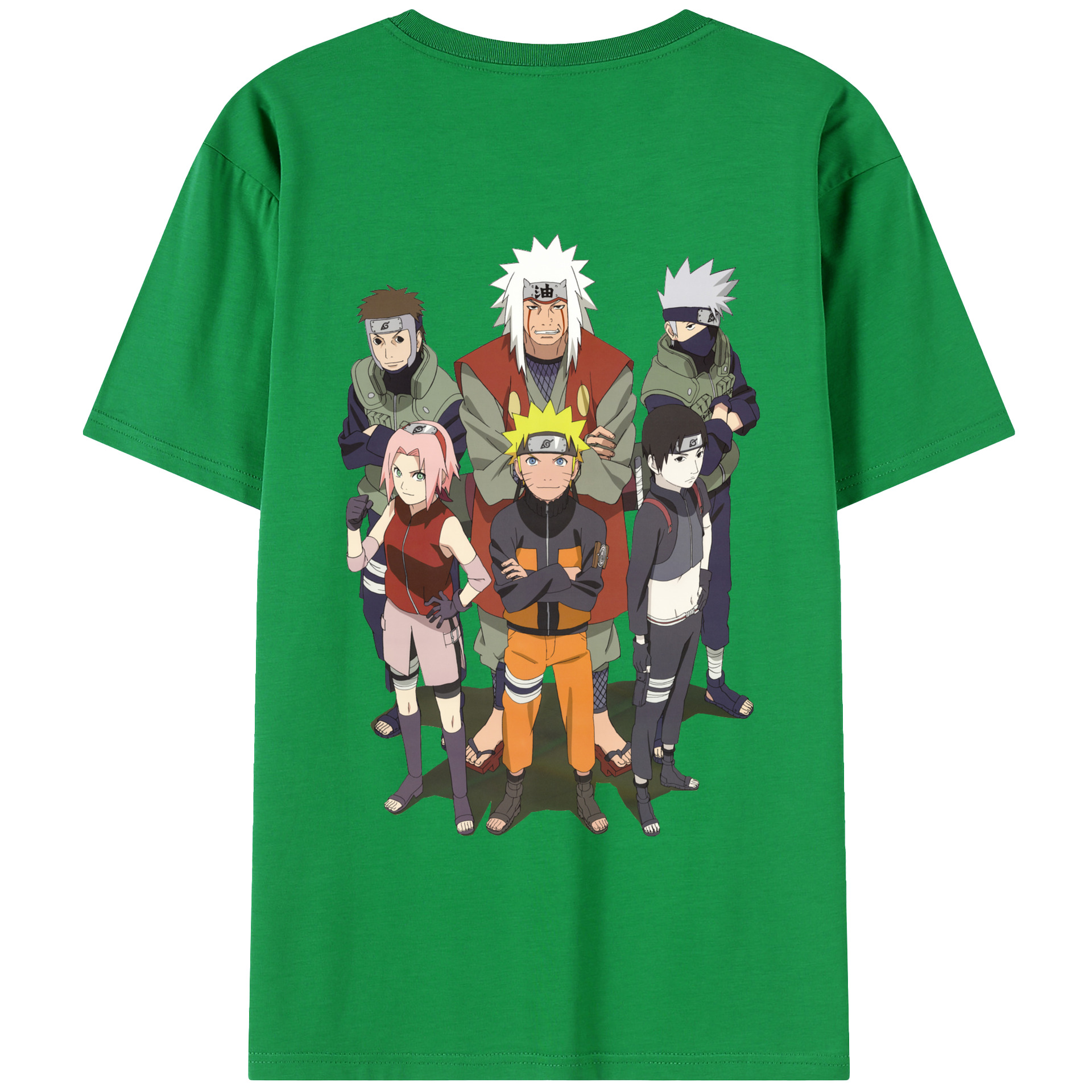 （画像用） NARUTO -ナルト- うずまき ナルト Uzumaki Naruto 綿100％半袖Tシャツ（背面プリント）