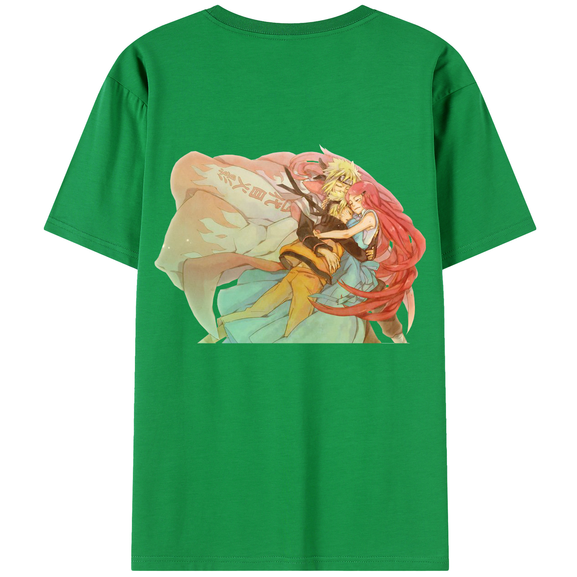 （画像用） NARUTO -ナルト- うずまき ナルト Uzumaki Naruto 綿100％半袖Tシャツ（背面プリント）