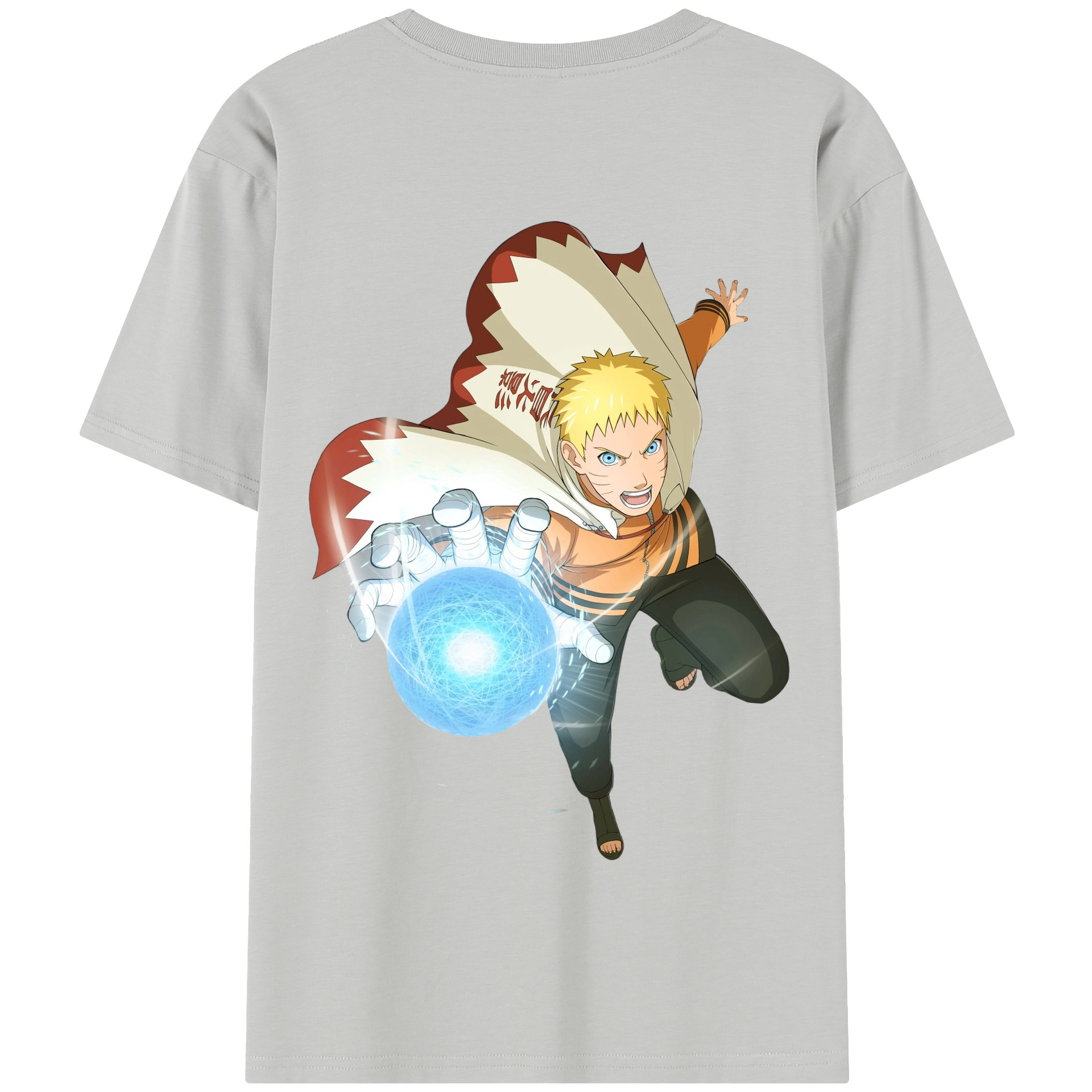 （画像用） NARUTO -ナルト- うずまき ナルト Uzumaki Naruto 綿100％半袖Tシャツ（背面プリント）