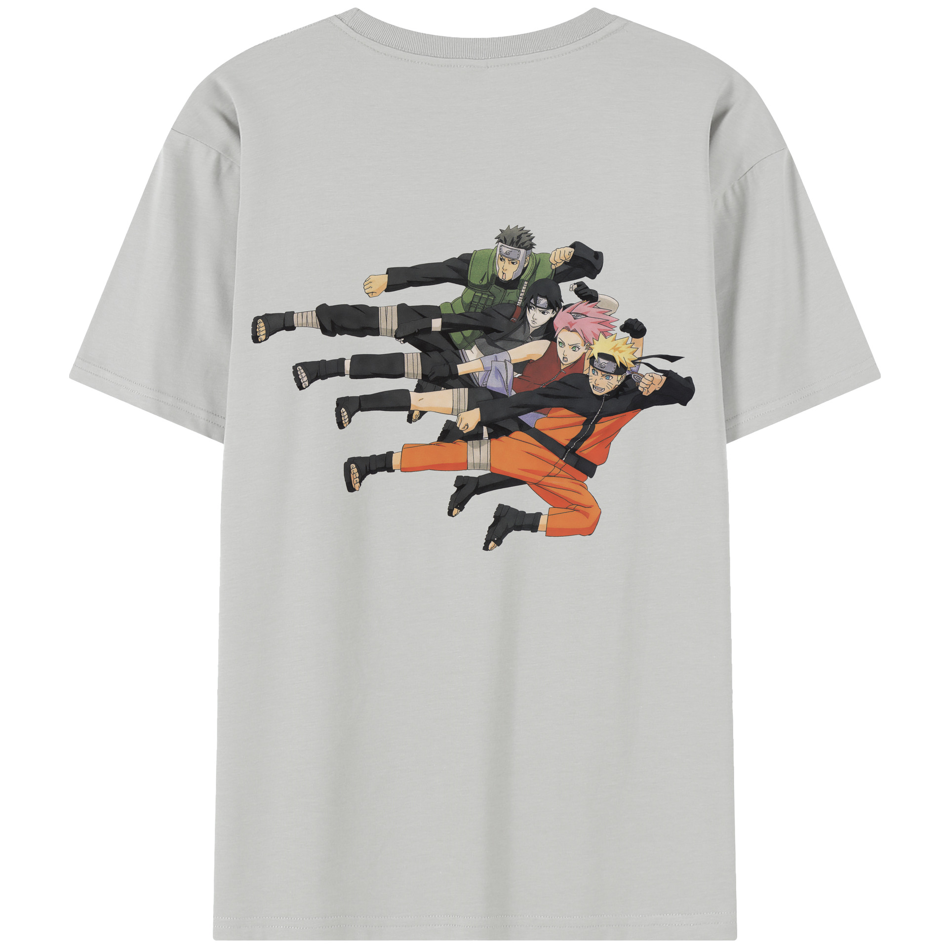 （画像用） NARUTO -ナルト- うずまき ナルト Uzumaki Naruto 綿100％半袖Tシャツ（背面プリント）