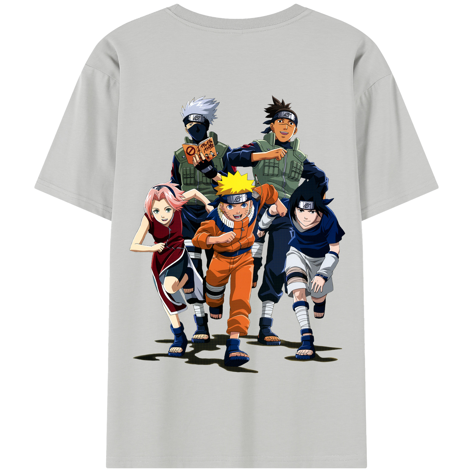 （画像用） NARUTO -ナルト- うずまき ナルト Uzumaki Naruto 綿100％半袖Tシャツ（背面プリント）