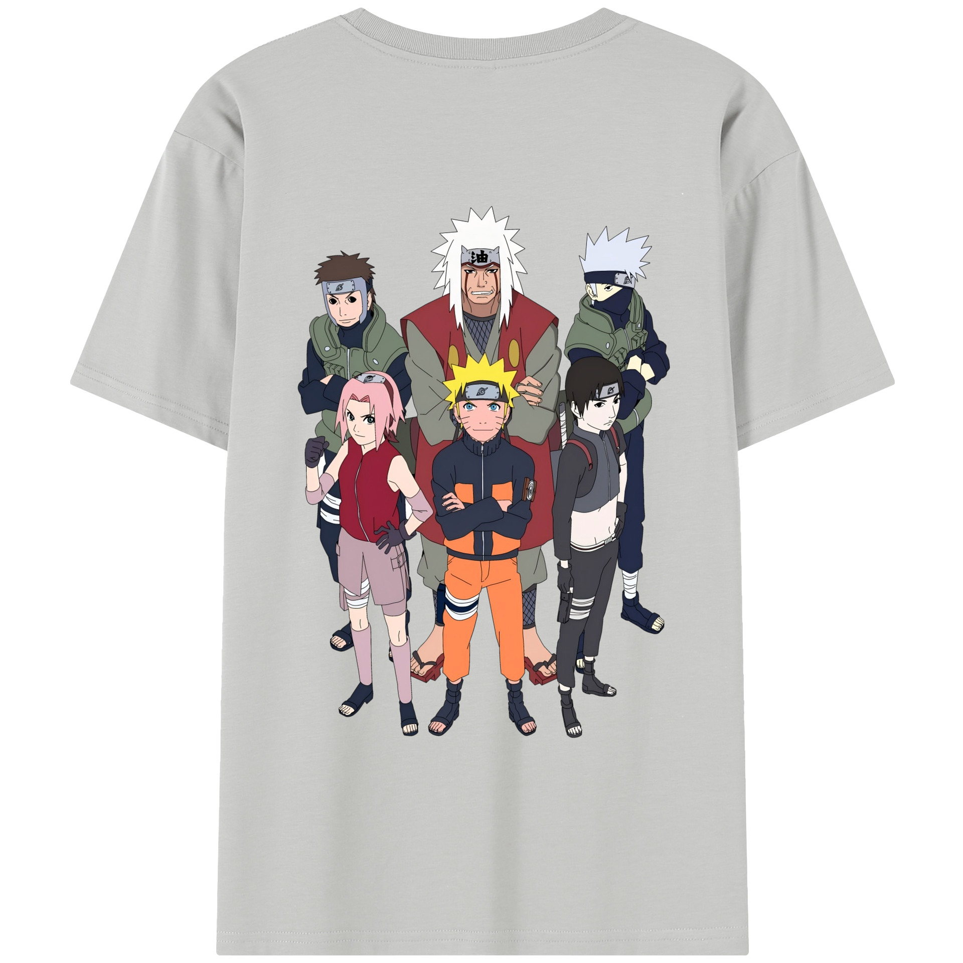 （画像用） NARUTO -ナルト- うずまき ナルト Uzumaki Naruto 綿100％半袖Tシャツ（背面プリント）