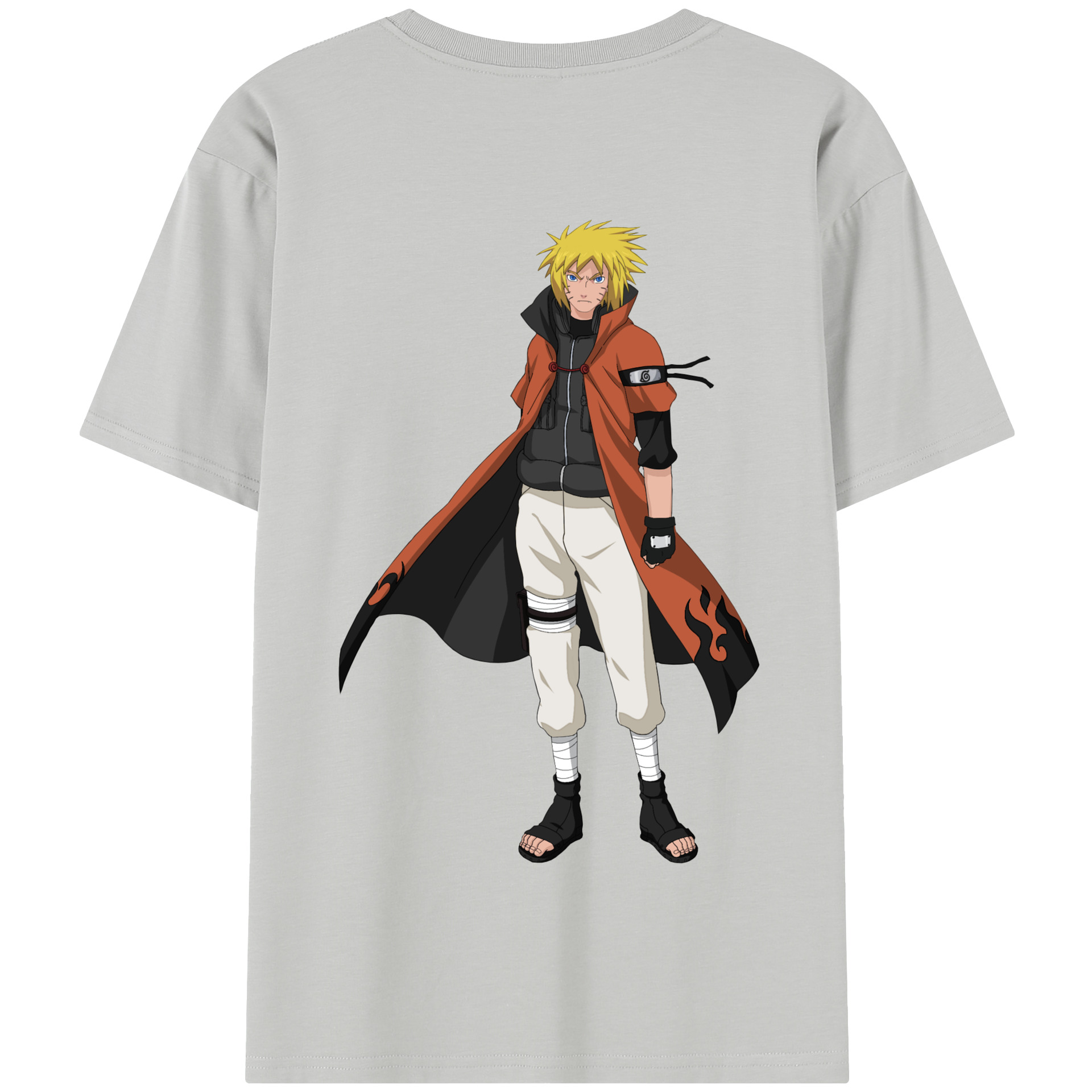 （画像用） NARUTO -ナルト- うずまき ナルト Uzumaki Naruto 綿100％半袖Tシャツ（背面プリント）