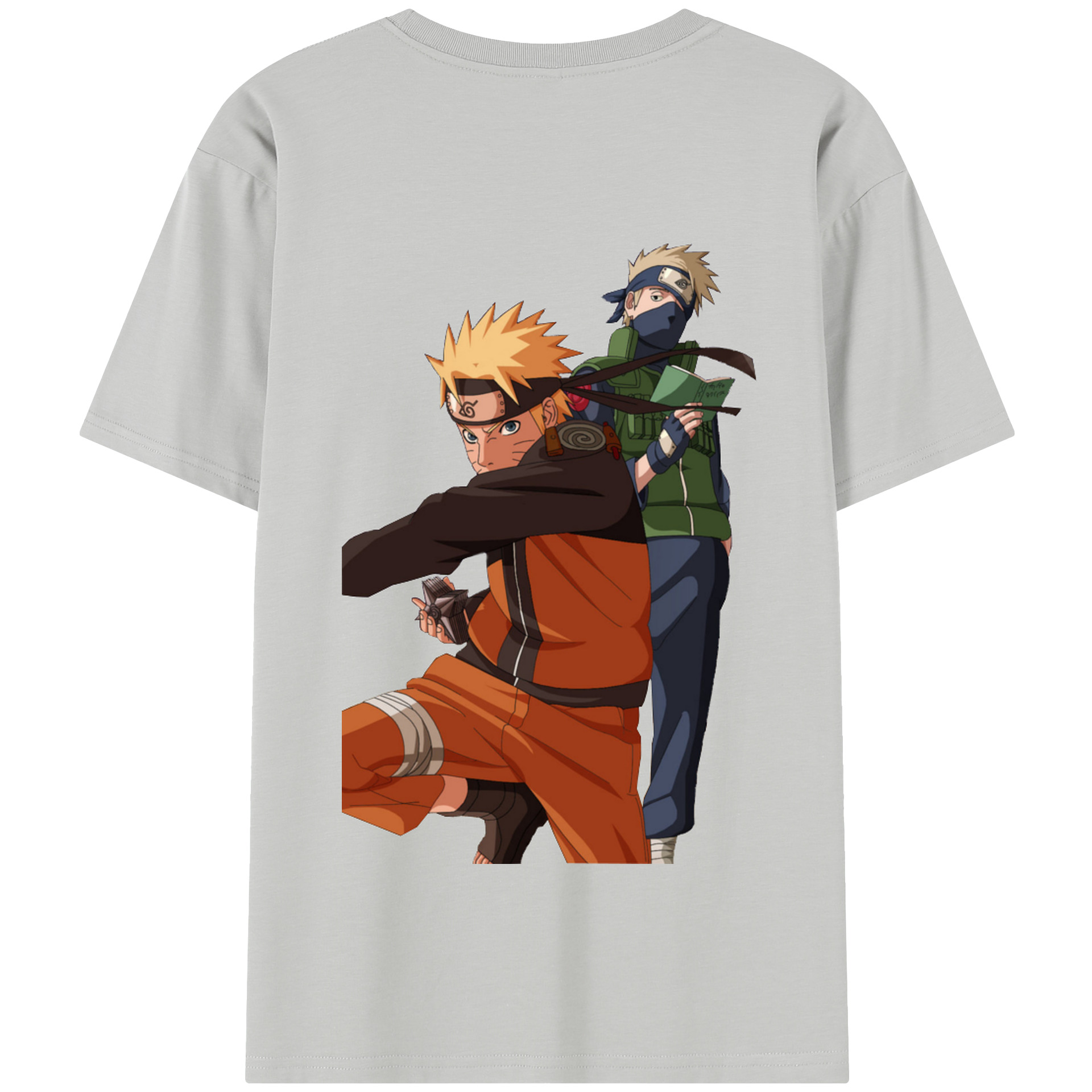 （画像用） NARUTO -ナルト- うずまき ナルト Uzumaki Naruto 綿100％半袖Tシャツ（背面プリント）