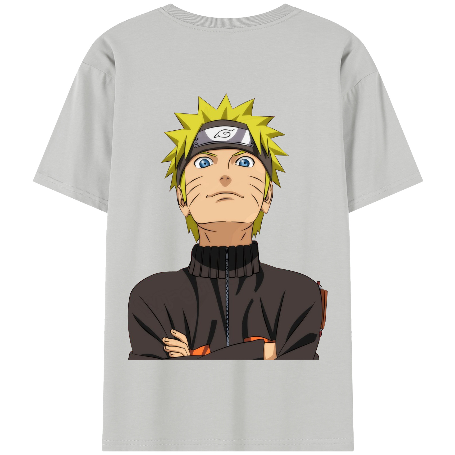 （画像用） NARUTO -ナルト- うずまき ナルト Uzumaki Naruto 綿100％半袖Tシャツ（背面プリント）