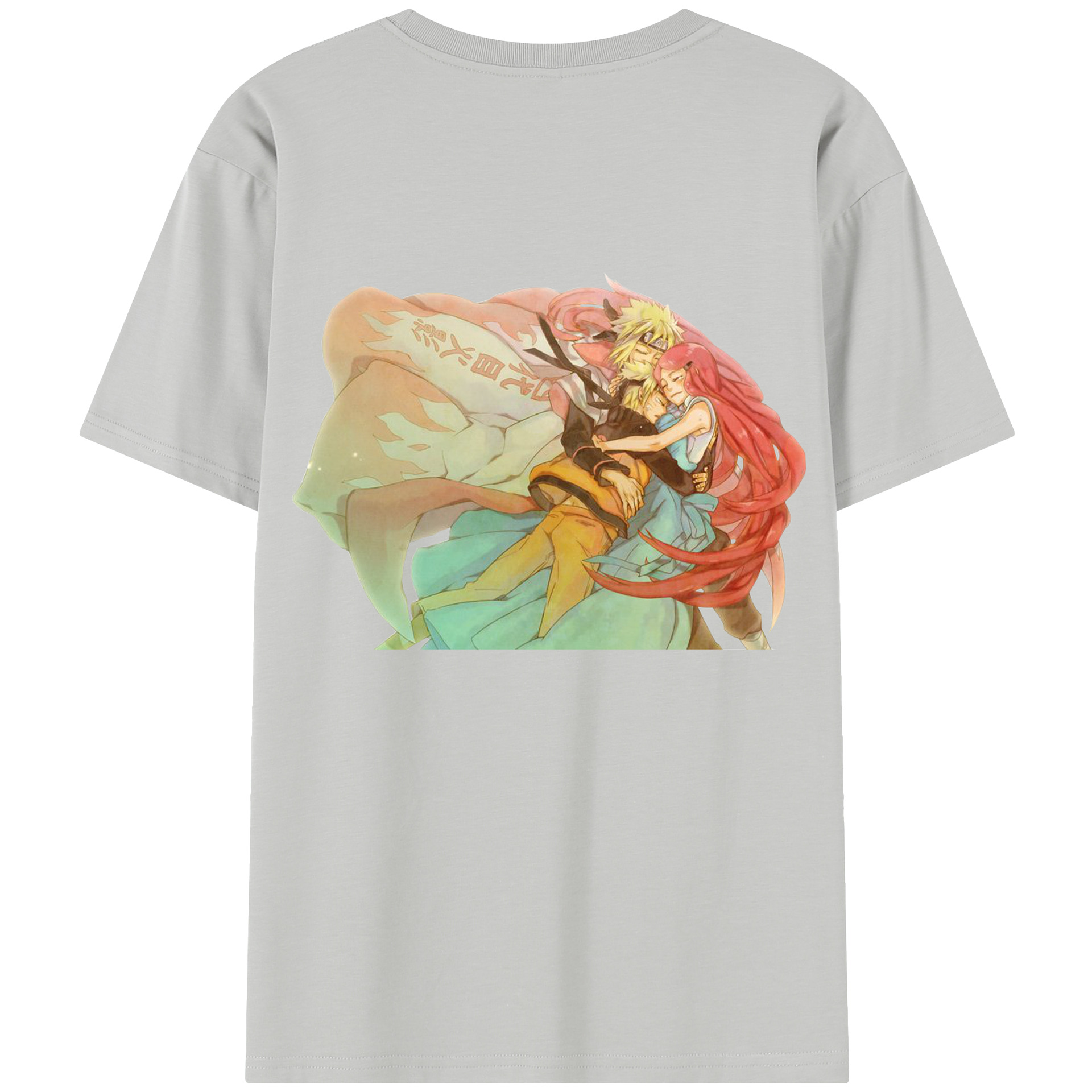 （画像用） NARUTO -ナルト- うずまき ナルト Uzumaki Naruto 綿100％半袖Tシャツ（背面プリント）