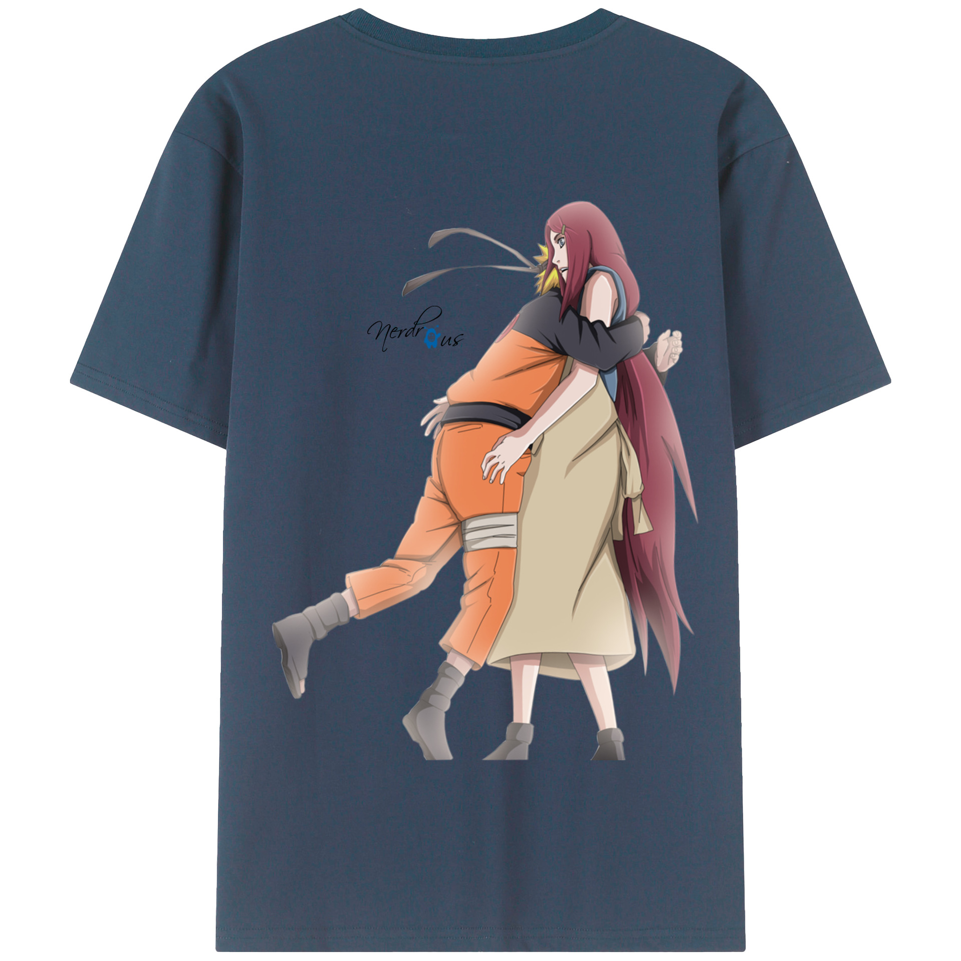 （画像用） NARUTO -ナルト- うずまき ナルト Uzumaki Naruto 綿100％半袖Tシャツ（背面プリント）
