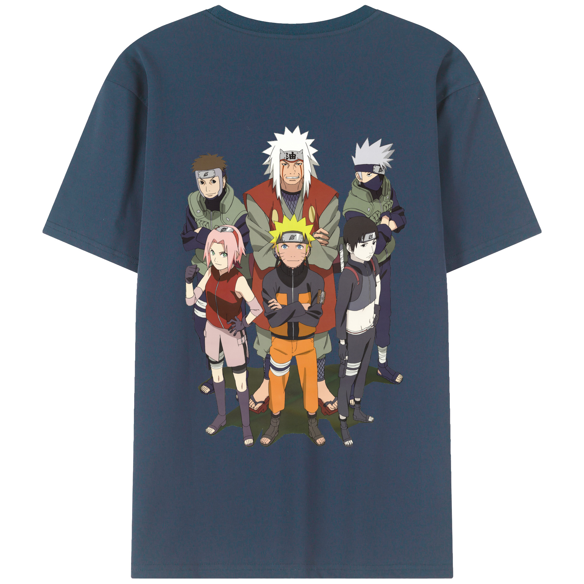 （画像用） NARUTO -ナルト- うずまき ナルト Uzumaki Naruto 綿100％半袖Tシャツ（背面プリント）