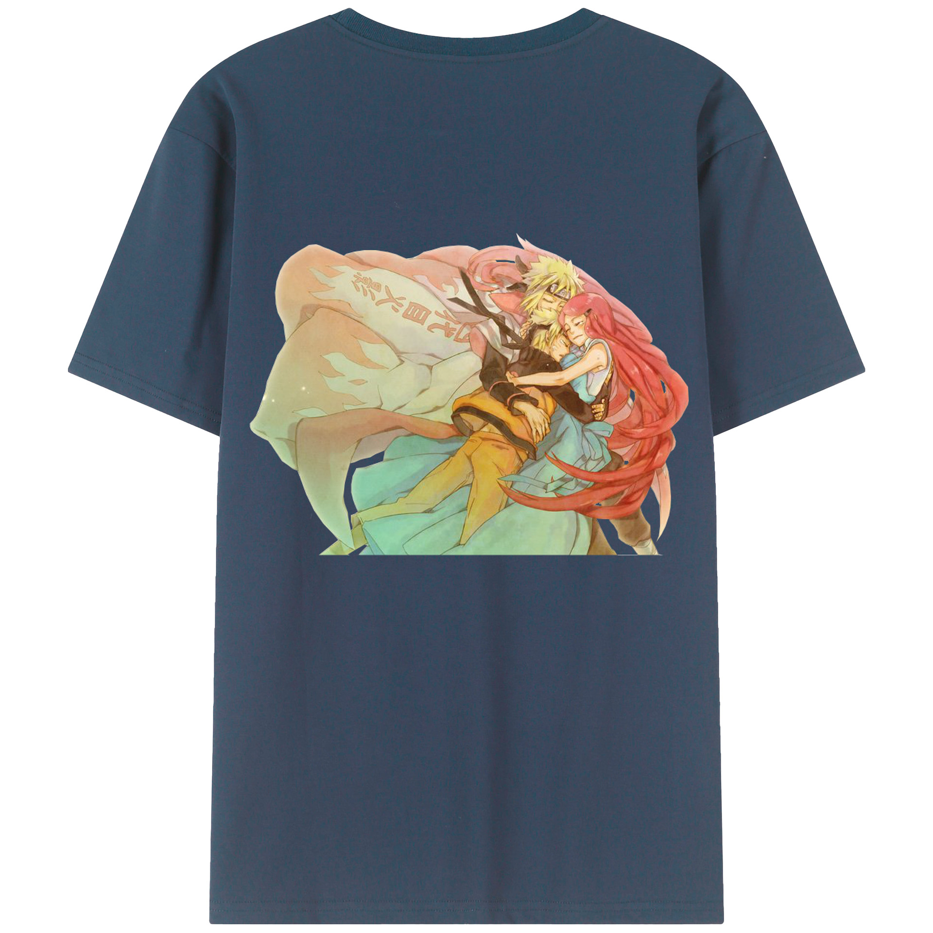 （画像用） NARUTO -ナルト- うずまき ナルト Uzumaki Naruto 綿100％半袖Tシャツ（背面プリント）