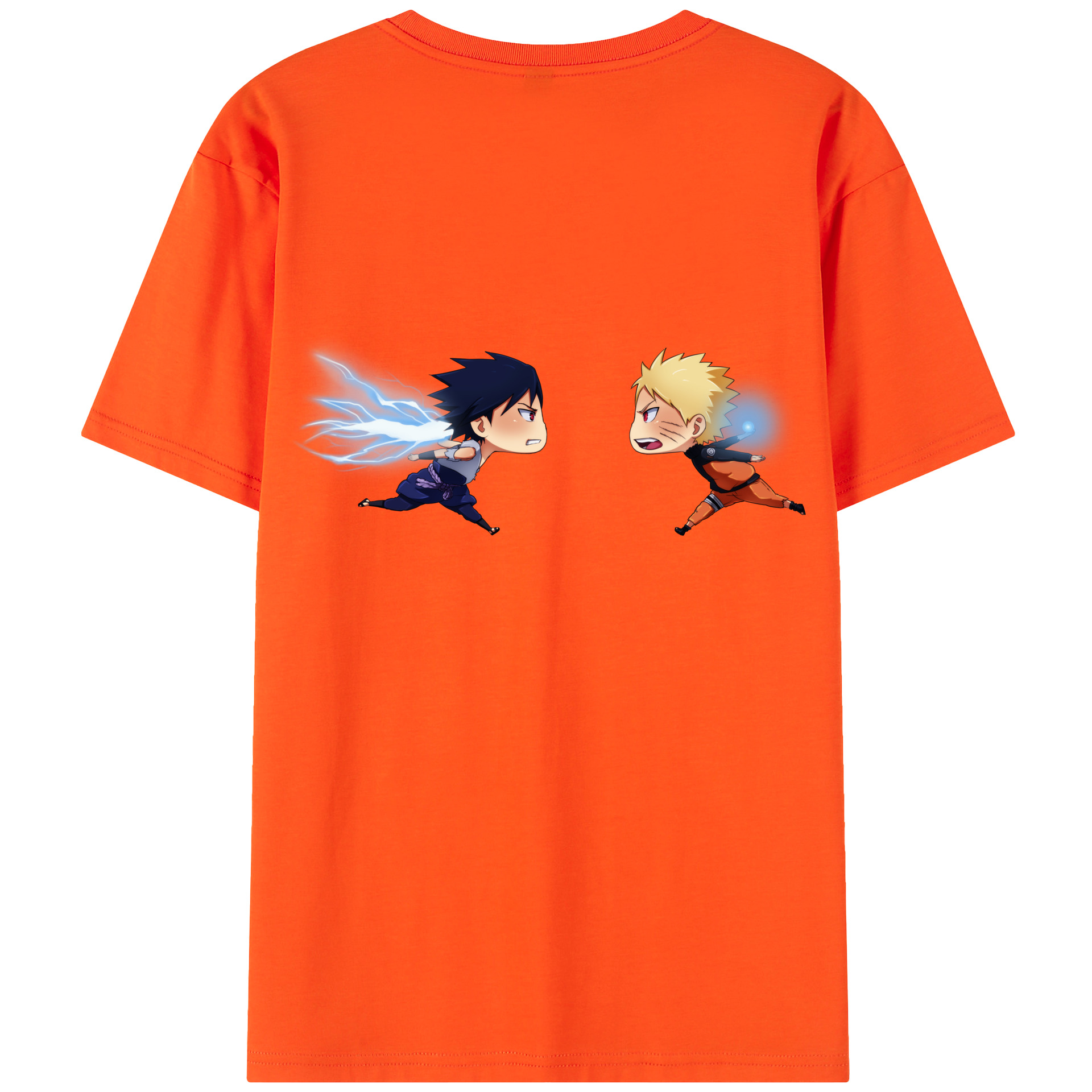 （画像用） NARUTO -ナルト- うずまき ナルト Uzumaki Naruto 綿100％半袖Tシャツ（背面プリント）